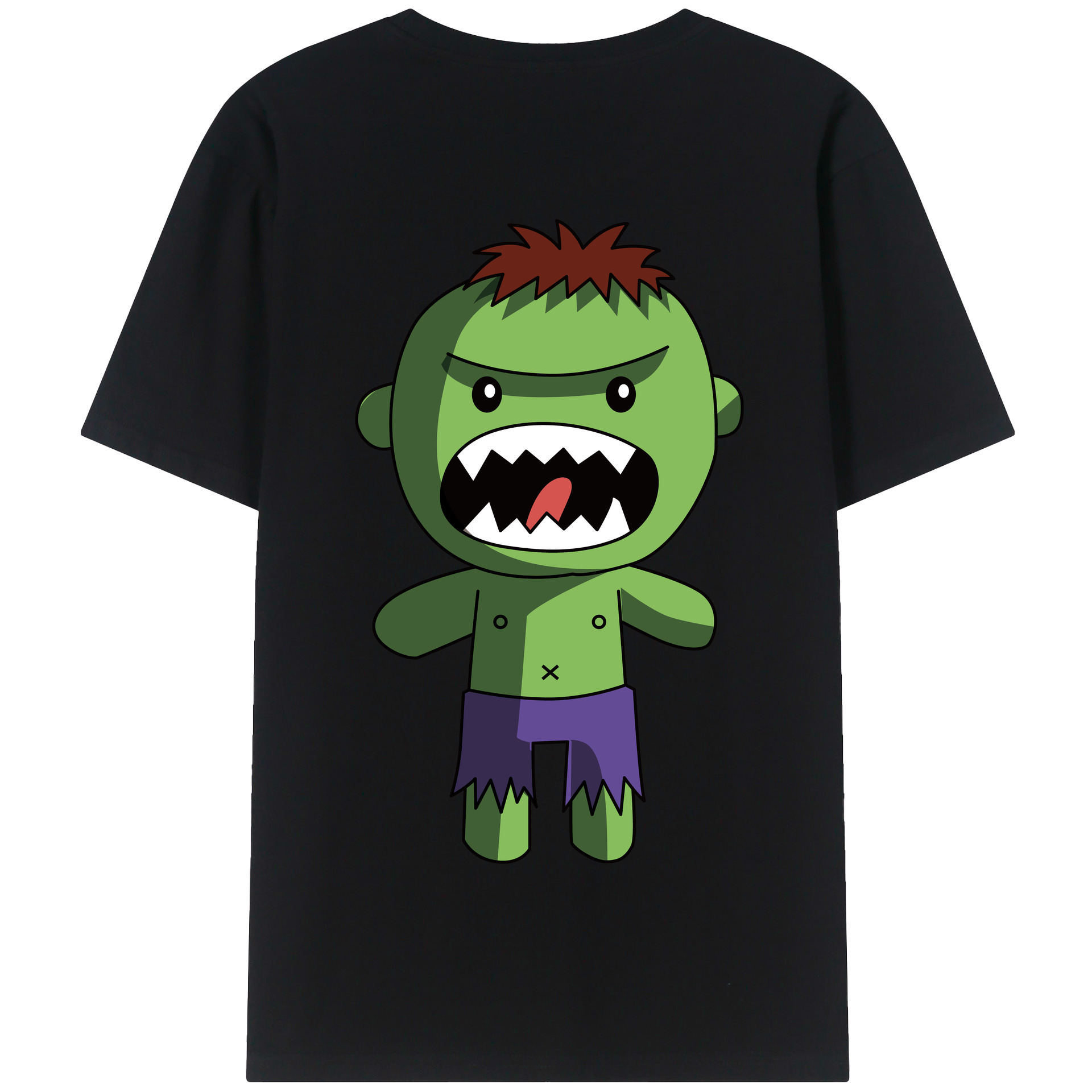 （画像用） アベンジャーズ The Avengers 綿100％半袖Tシャツ（背面プリント）