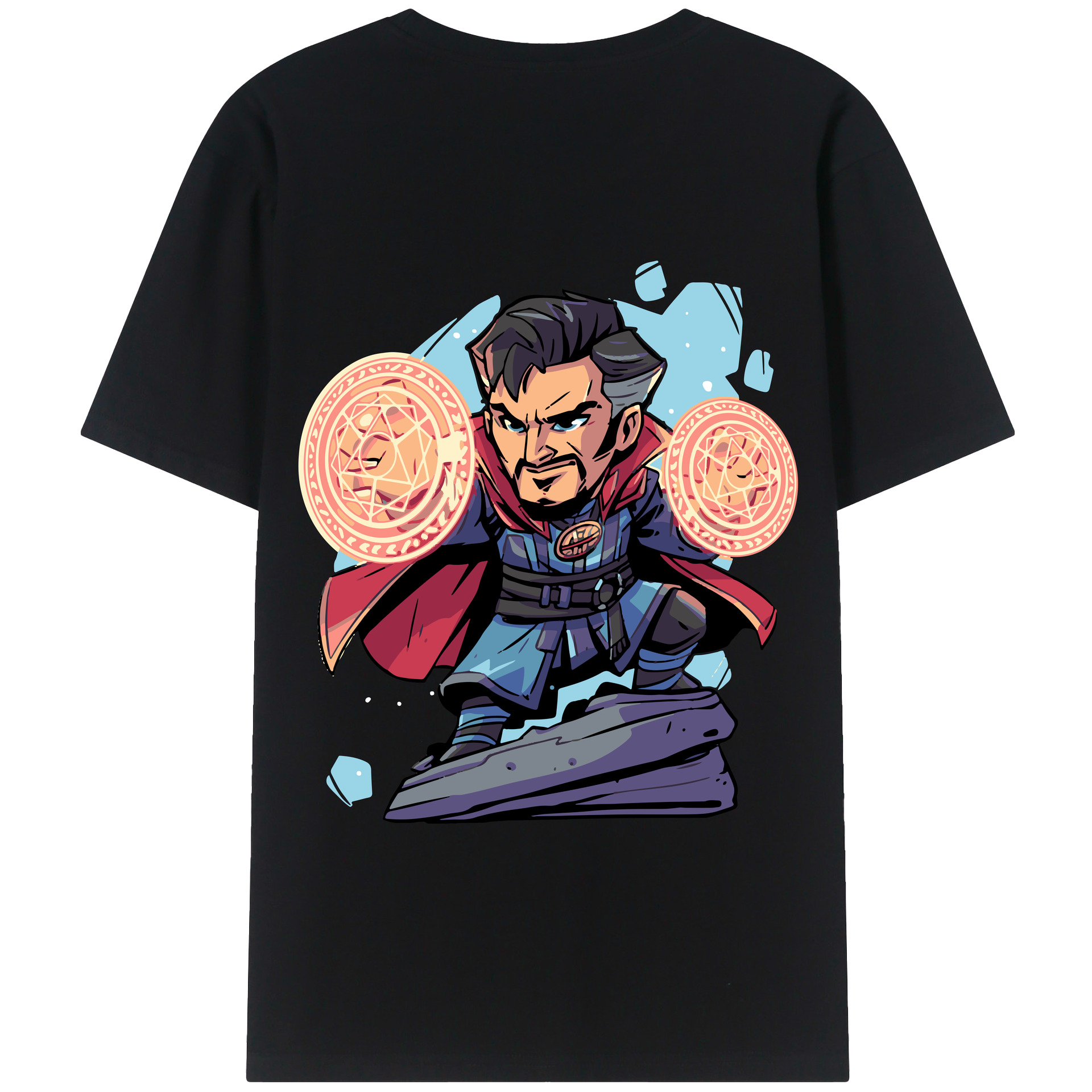 （画像用） アベンジャーズ The Avengers 綿100％半袖Tシャツ（背面プリント）