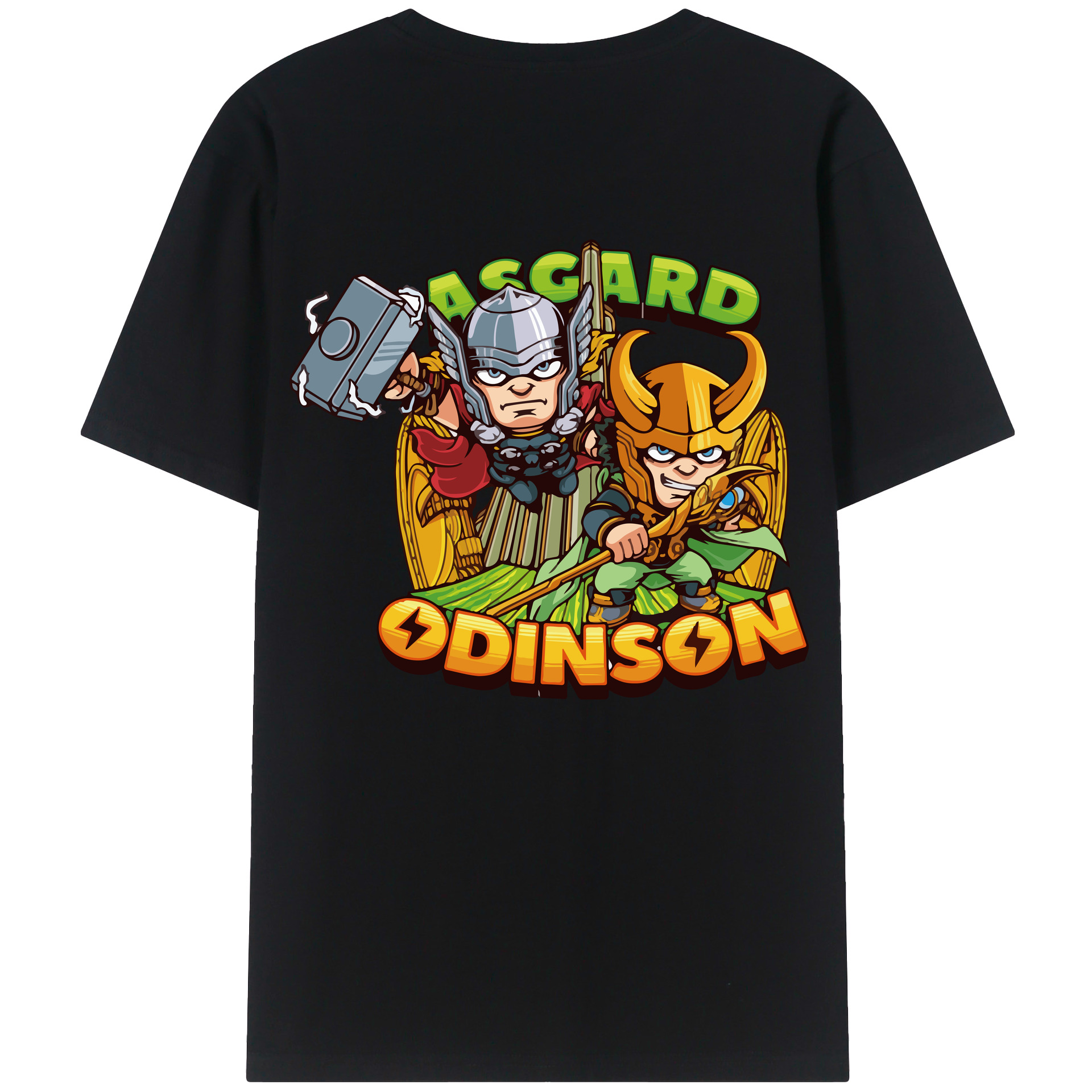 （画像用） アベンジャーズ The Avengers 綿100％半袖Tシャツ（背面プリント）