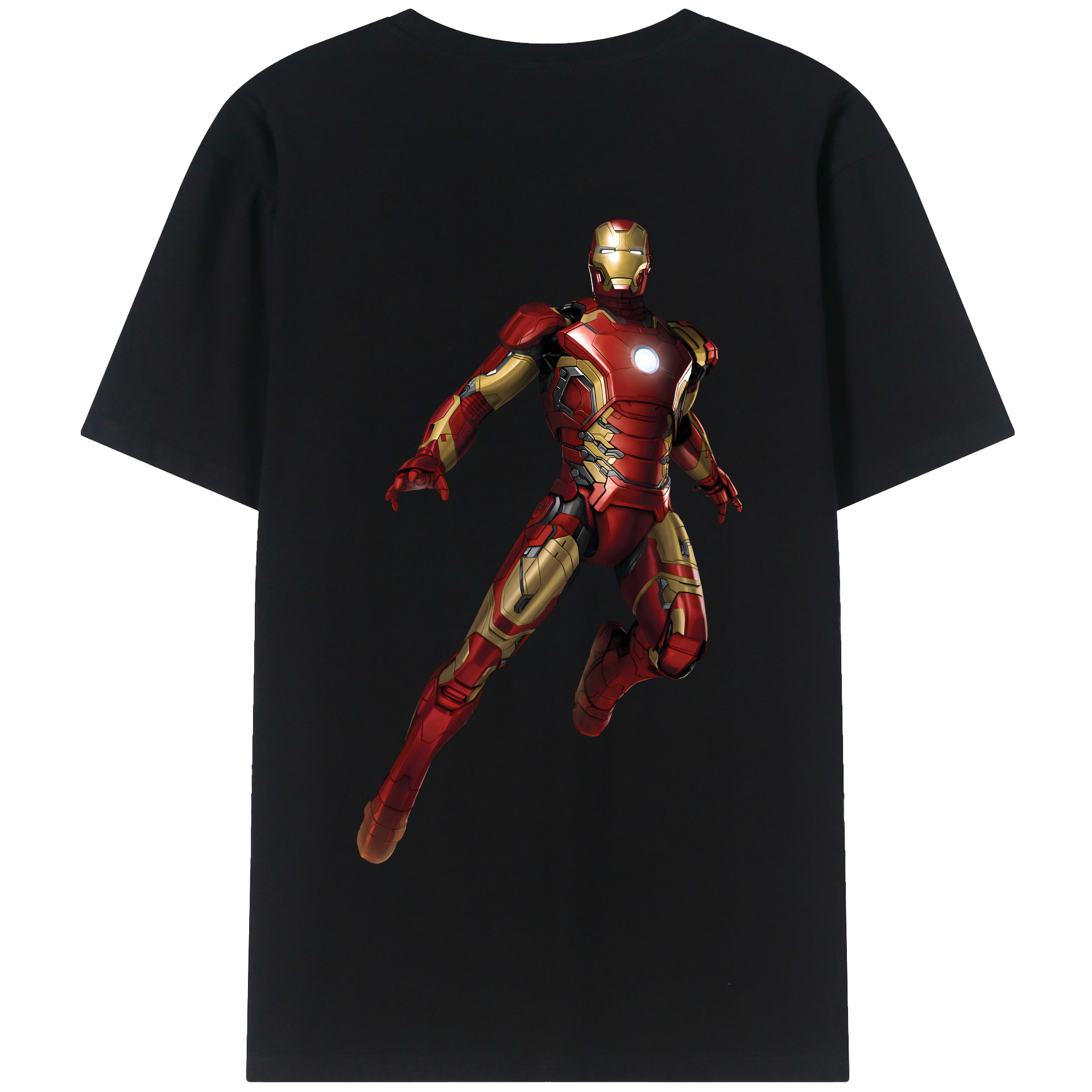 （画像用） アベンジャーズ The Avengers 綿100％半袖Tシャツ（背面プリント）
