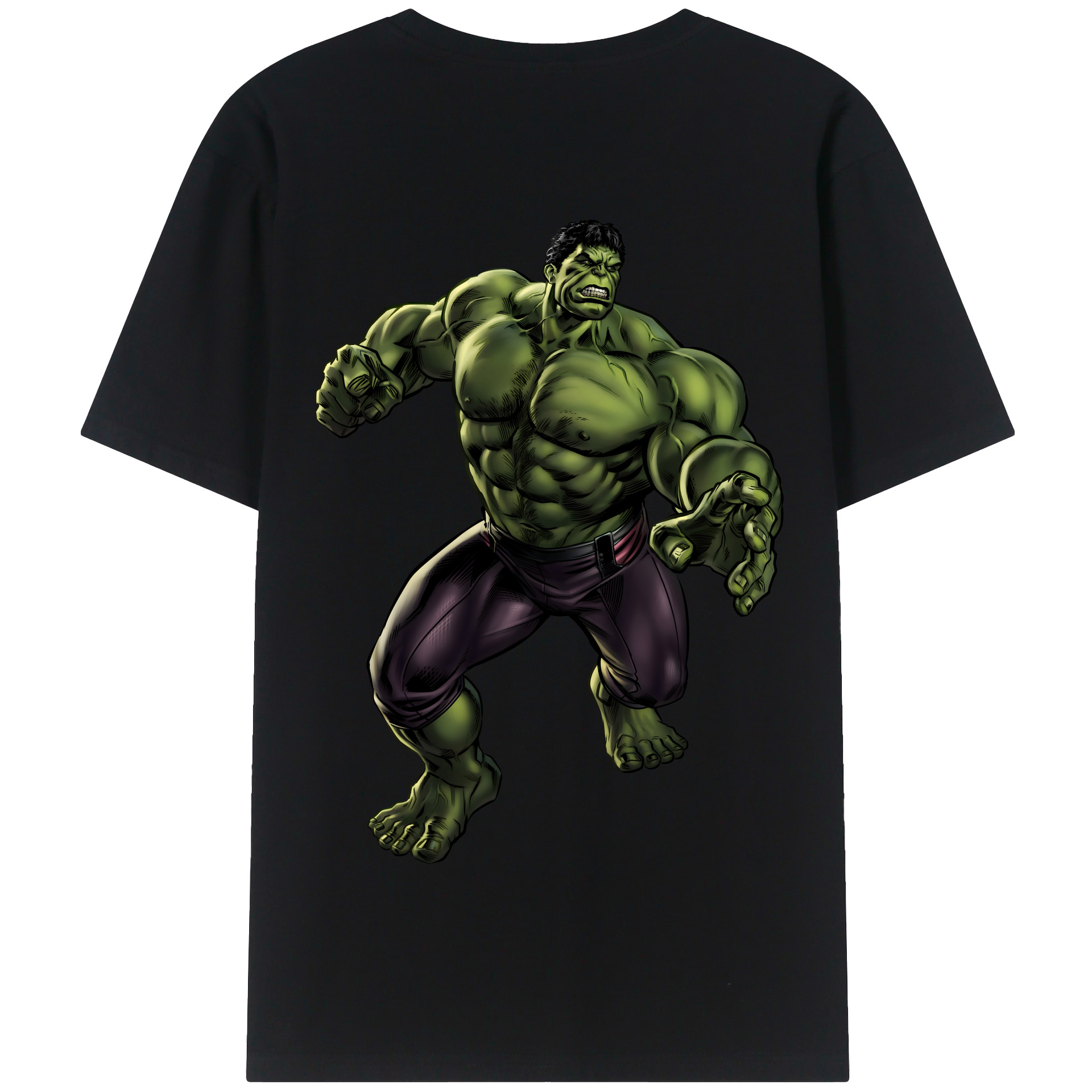 （画像用） アベンジャーズ The Avengers 綿100％半袖Tシャツ（背面プリント）