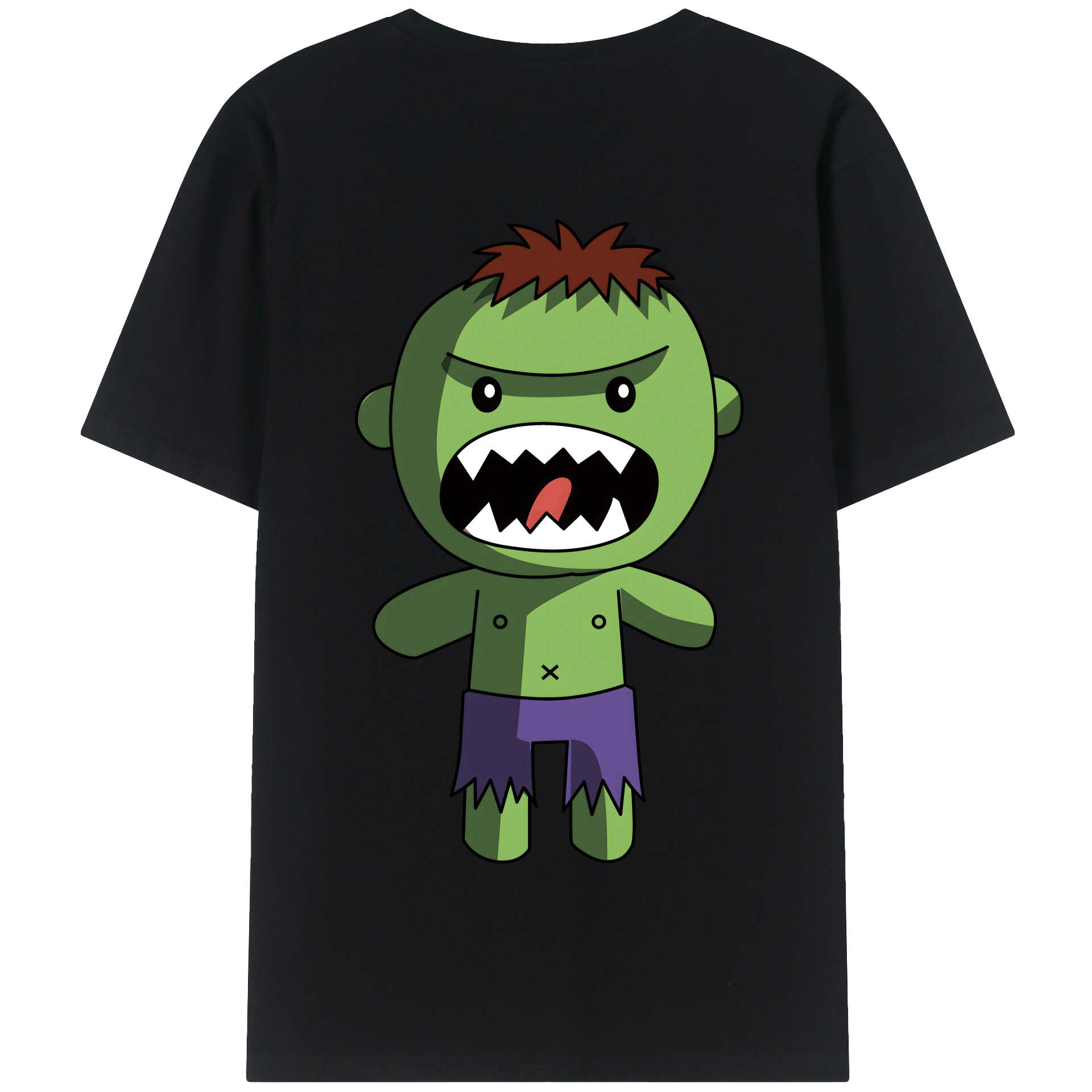 （画像用） アベンジャーズ The Avengers 綿100％半袖Tシャツ（背面プリント）