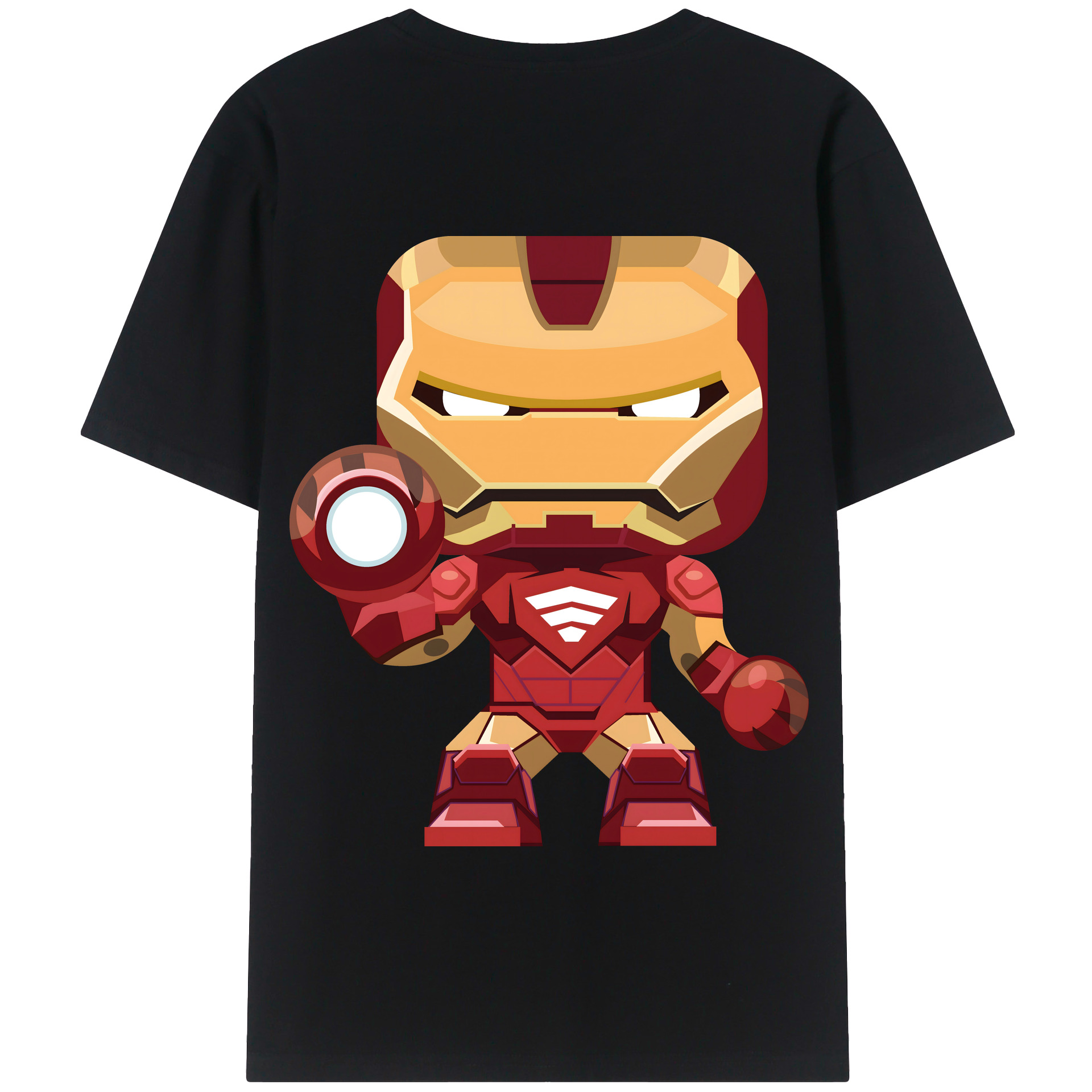 （画像用） アベンジャーズ The Avengers 綿100％半袖Tシャツ（背面プリント）