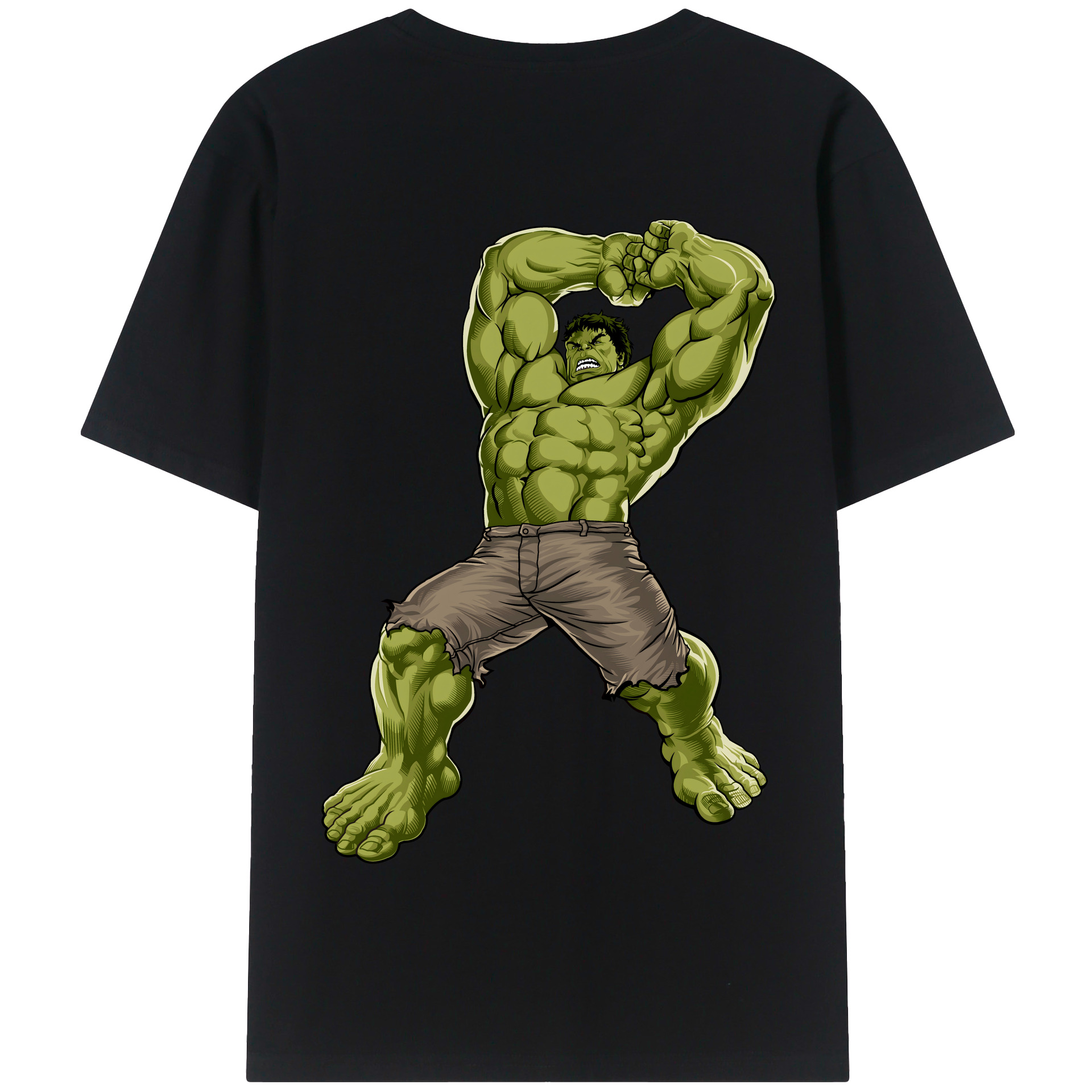（画像用） アベンジャーズ The Avengers 綿100％半袖Tシャツ（背面プリント）