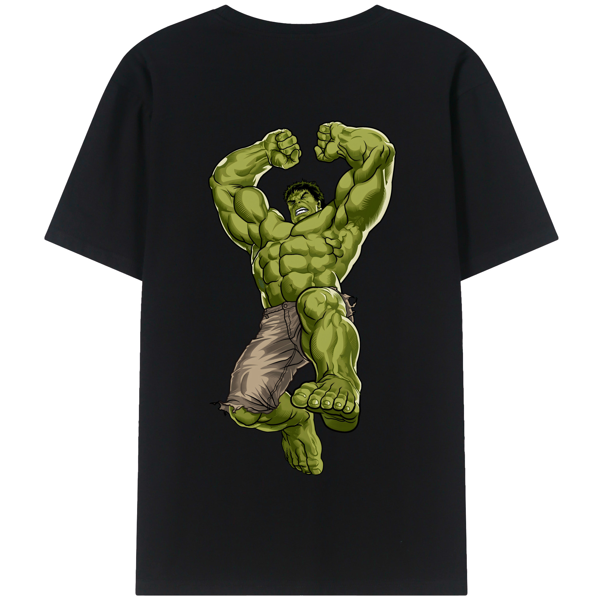 （画像用） アベンジャーズ The Avengers 綿100％半袖Tシャツ（背面プリント）