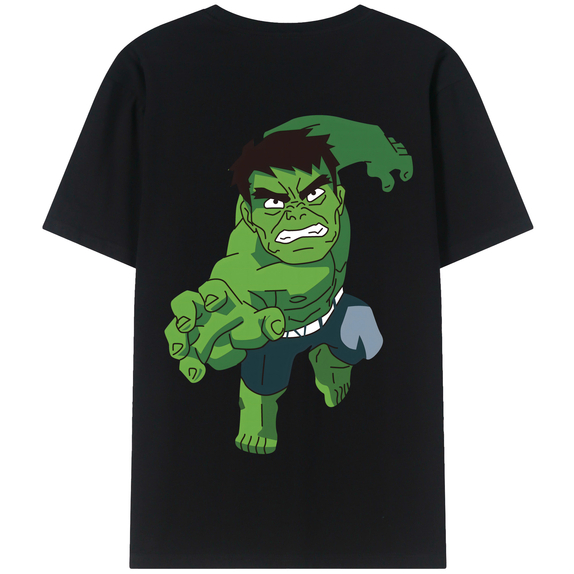 （画像用） アベンジャーズ The Avengers 綿100％半袖Tシャツ（背面プリント）