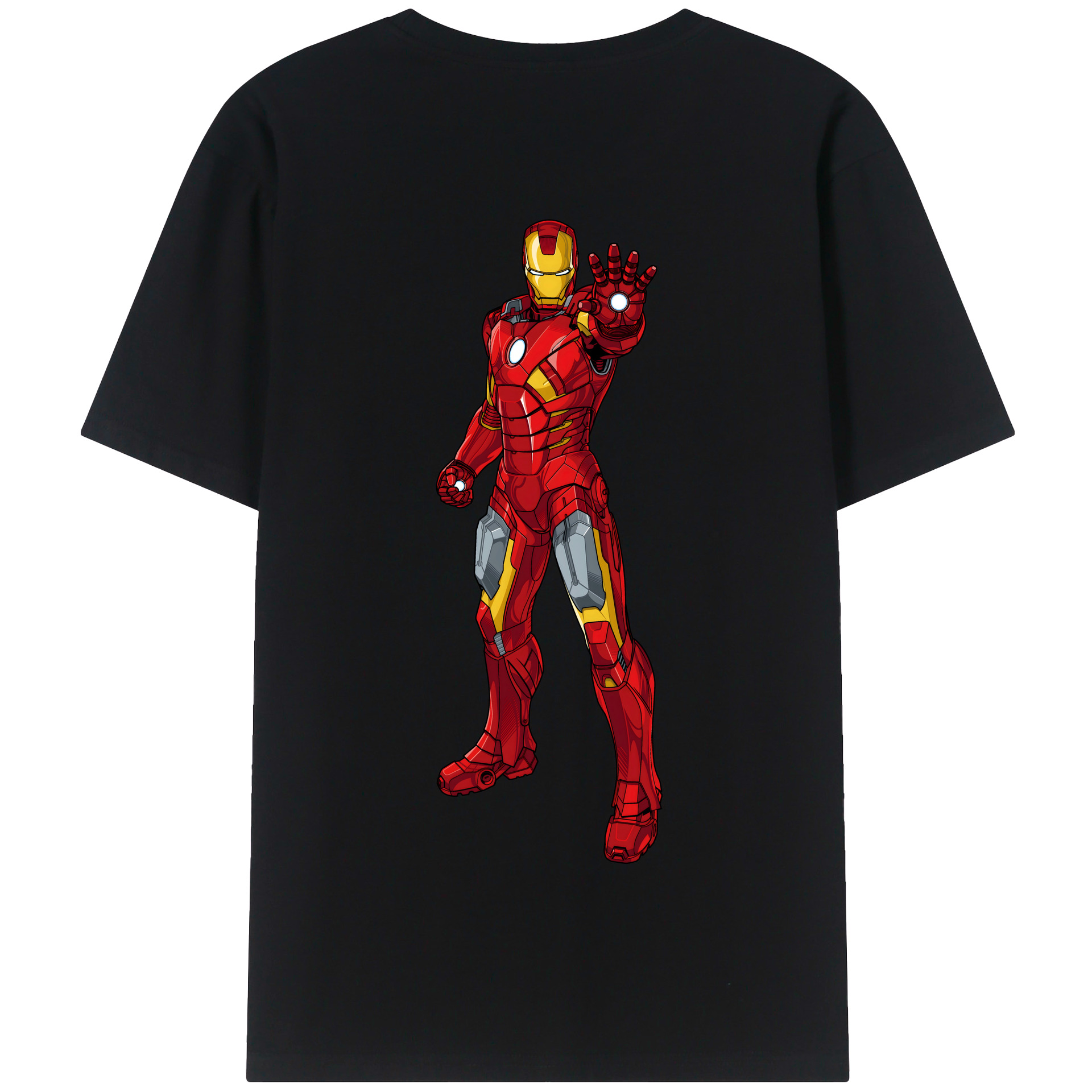 （画像用） アベンジャーズ The Avengers 綿100％半袖Tシャツ（背面プリント）