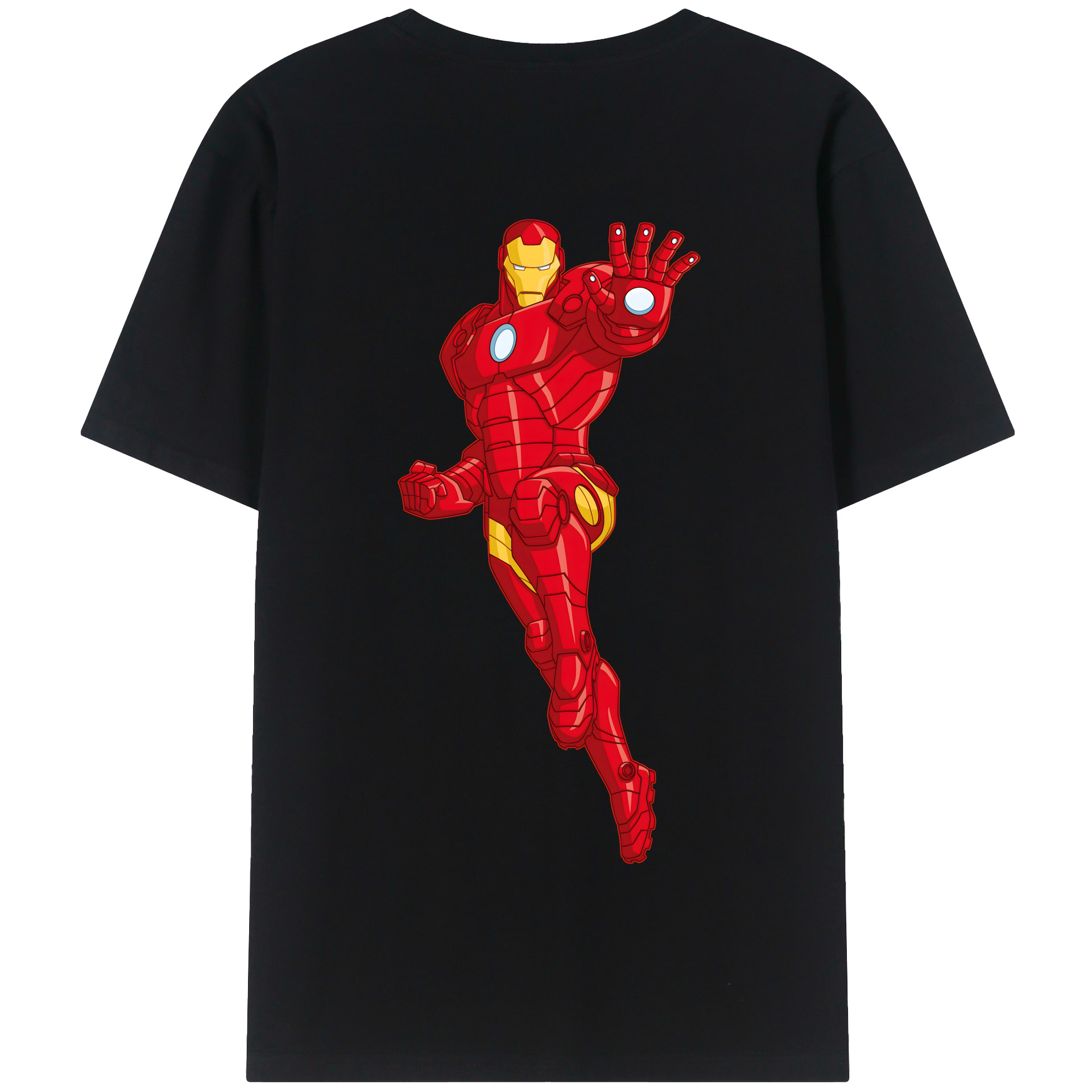 （画像用） アベンジャーズ The Avengers 綿100％半袖Tシャツ（背面プリント）