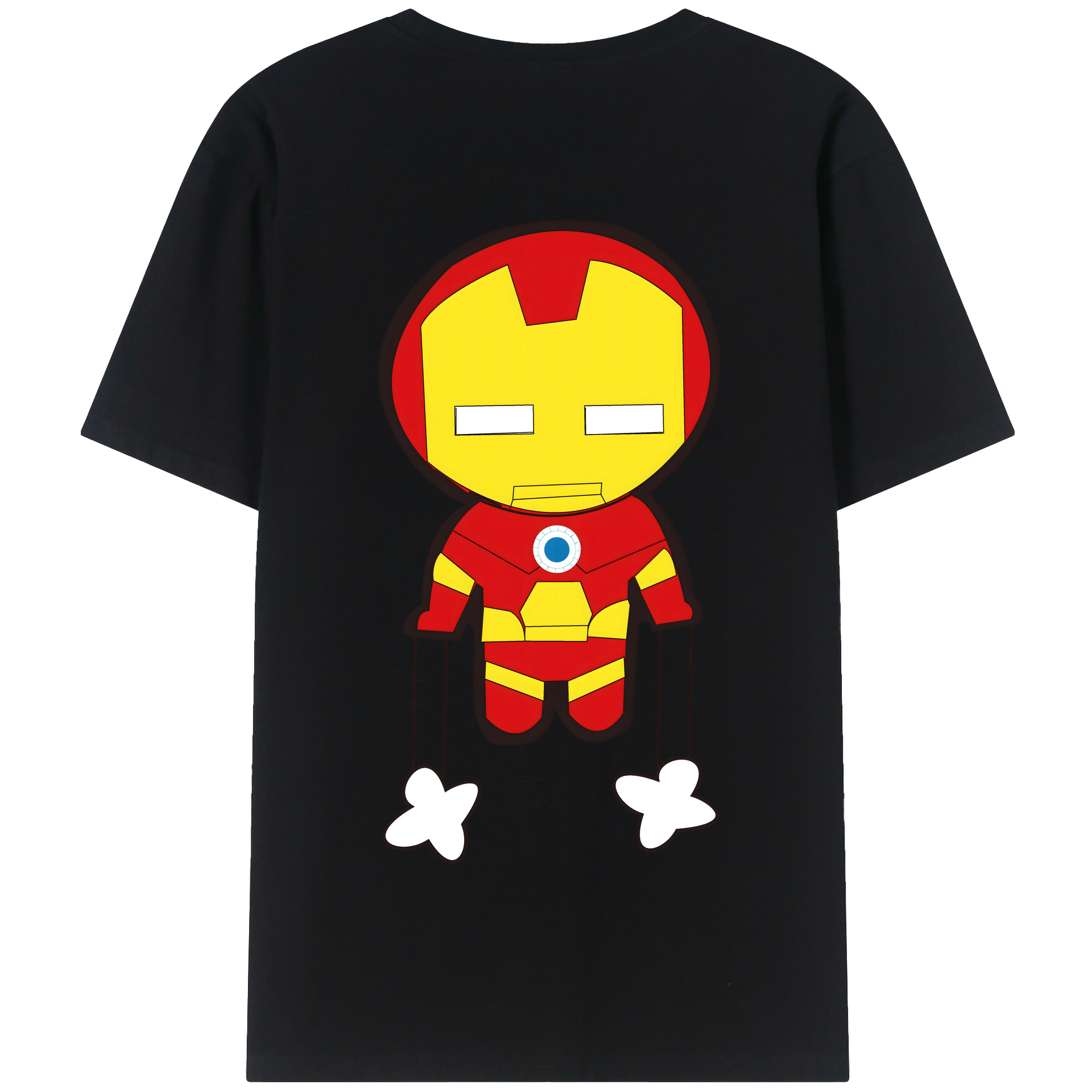 （画像用） アベンジャーズ The Avengers 綿100％半袖Tシャツ（背面プリント）