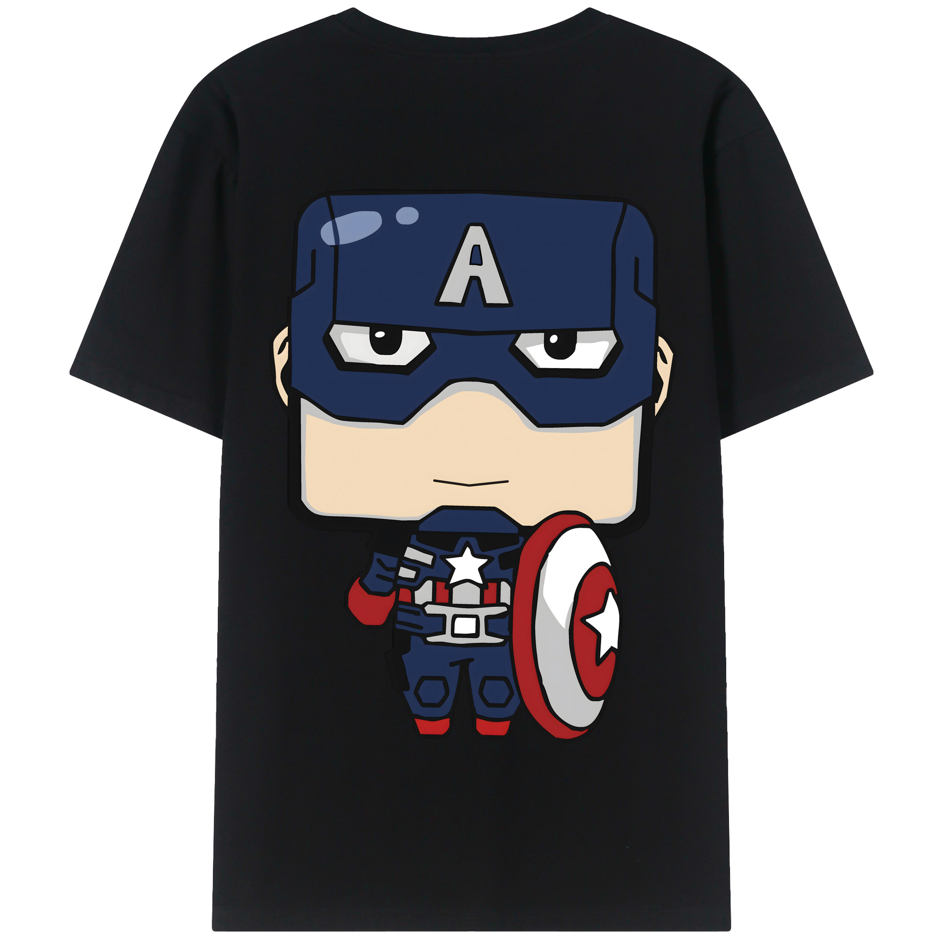 （画像用） アベンジャーズ The Avengers 綿100％半袖Tシャツ（背面プリント）