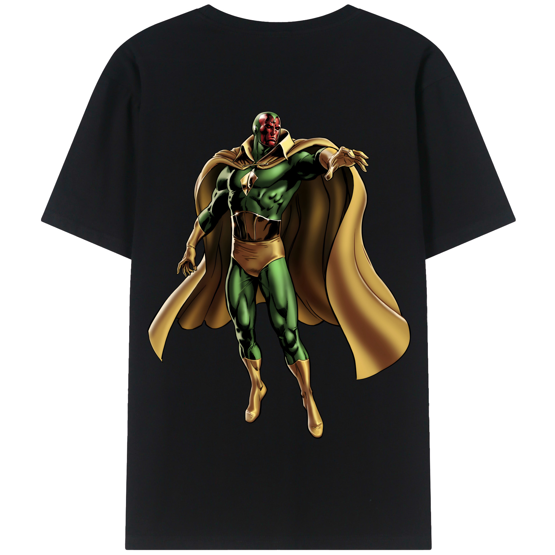 （画像用） アベンジャーズ The Avengers 綿100％半袖Tシャツ（背面プリント）