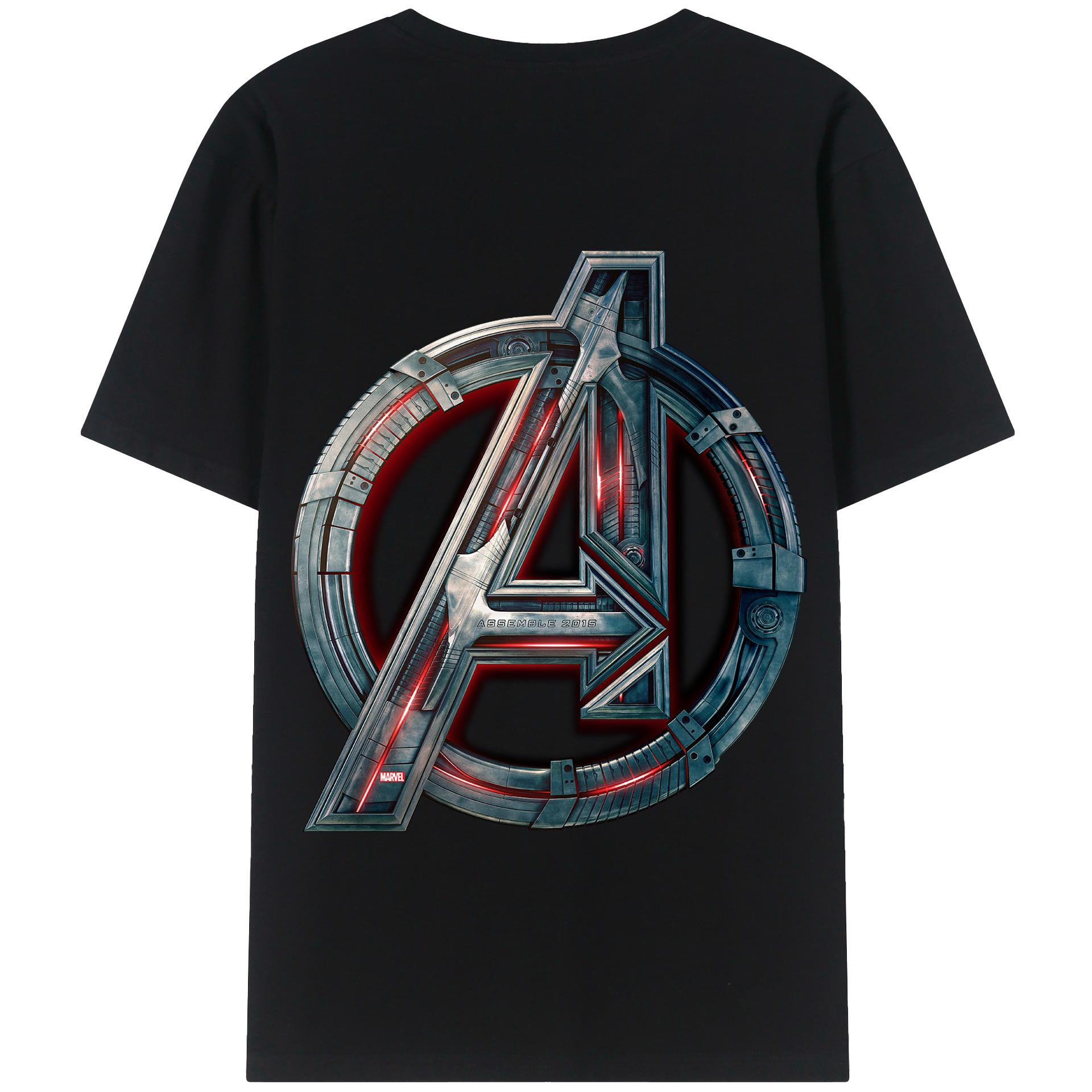 （画像用） アベンジャーズ The Avengers 綿100％半袖Tシャツ（背面プリント）