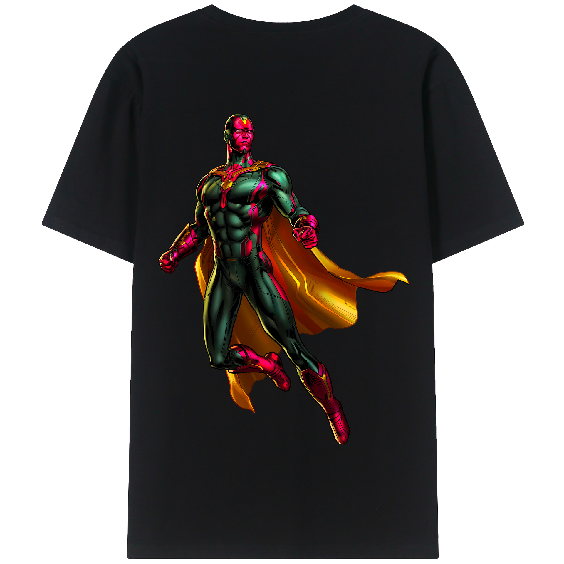 （画像用） アベンジャーズ The Avengers 綿100％半袖Tシャツ（背面プリント）