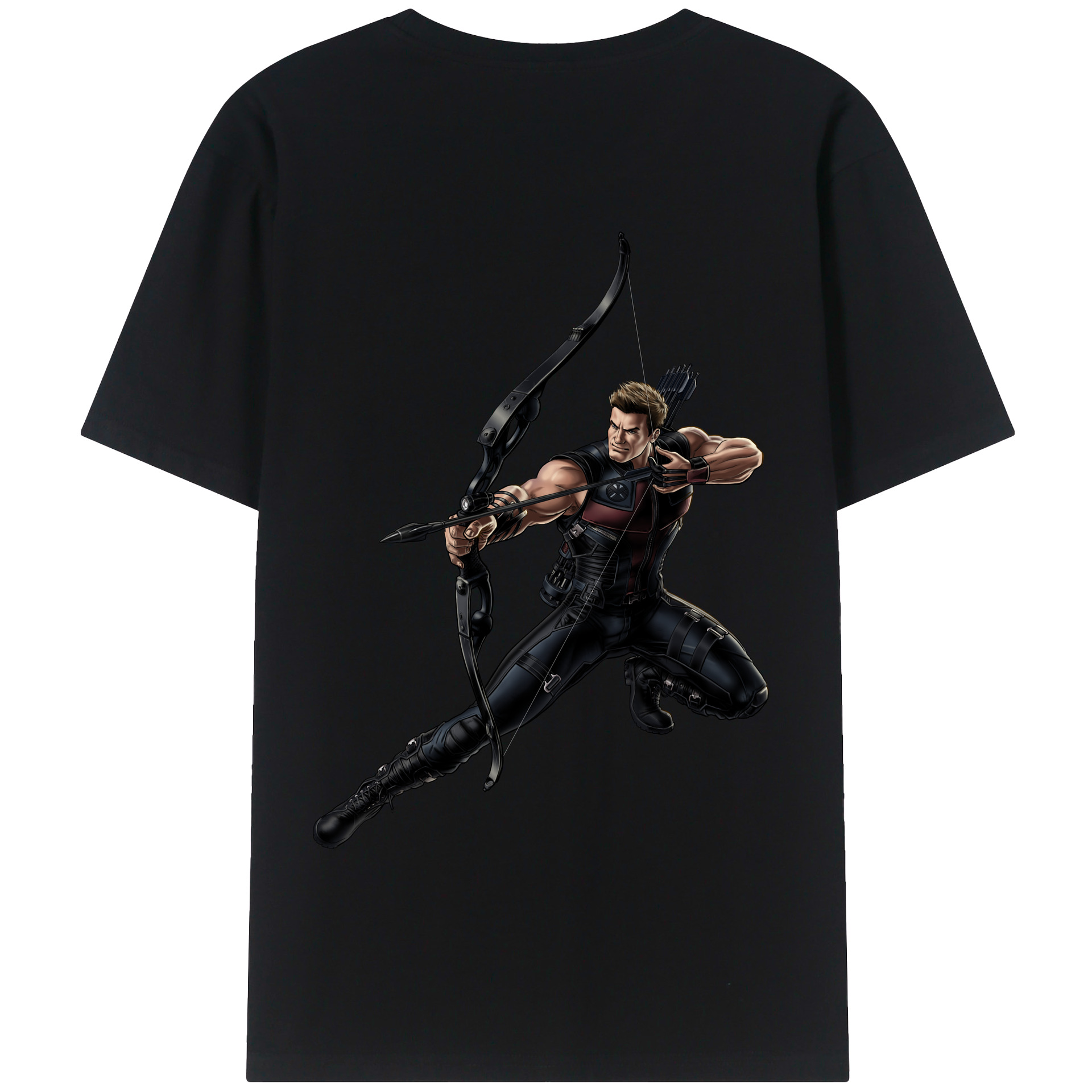 （画像用） アベンジャーズ The Avengers 綿100％半袖Tシャツ（背面プリント）