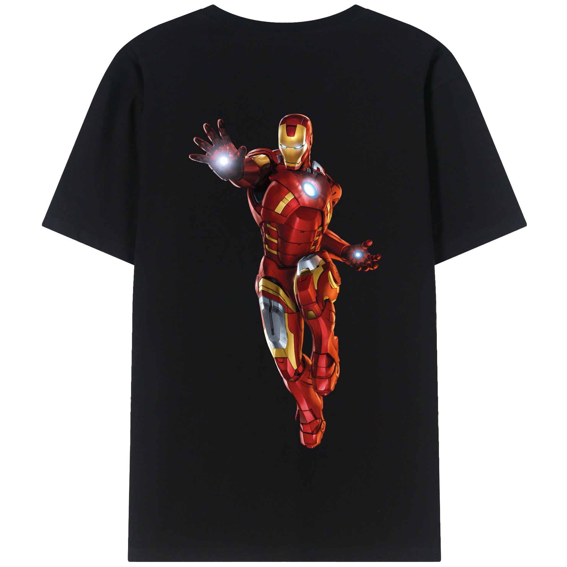 （画像用） アベンジャーズ The Avengers 綿100％半袖Tシャツ（背面プリント）
