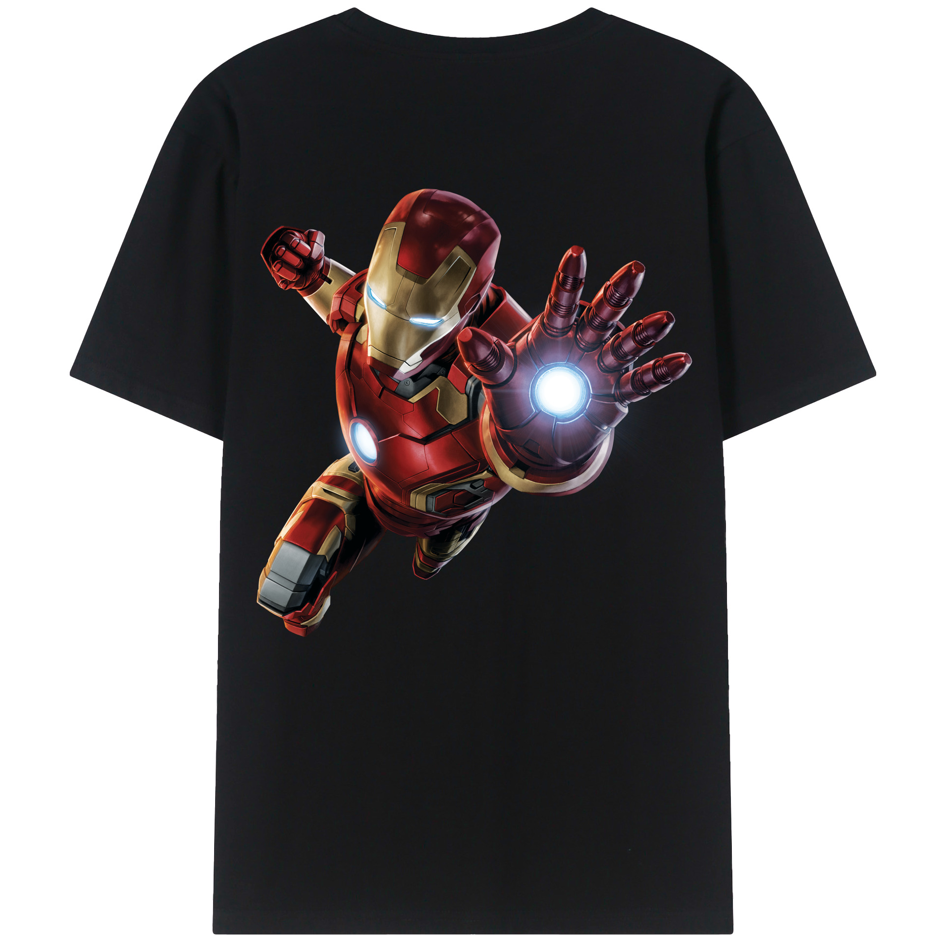 （画像用） アベンジャーズ The Avengers 綿100％半袖Tシャツ（背面プリント）
