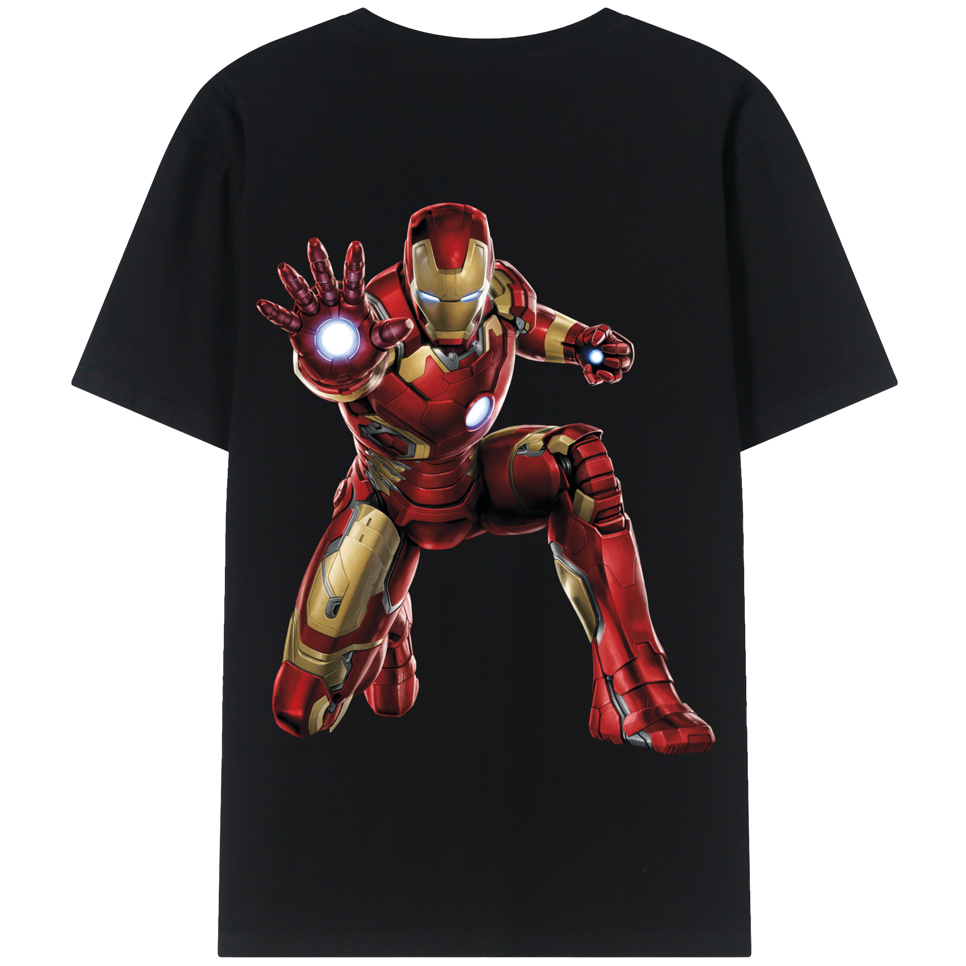 （画像用） アベンジャーズ The Avengers 綿100％半袖Tシャツ（背面プリント）
