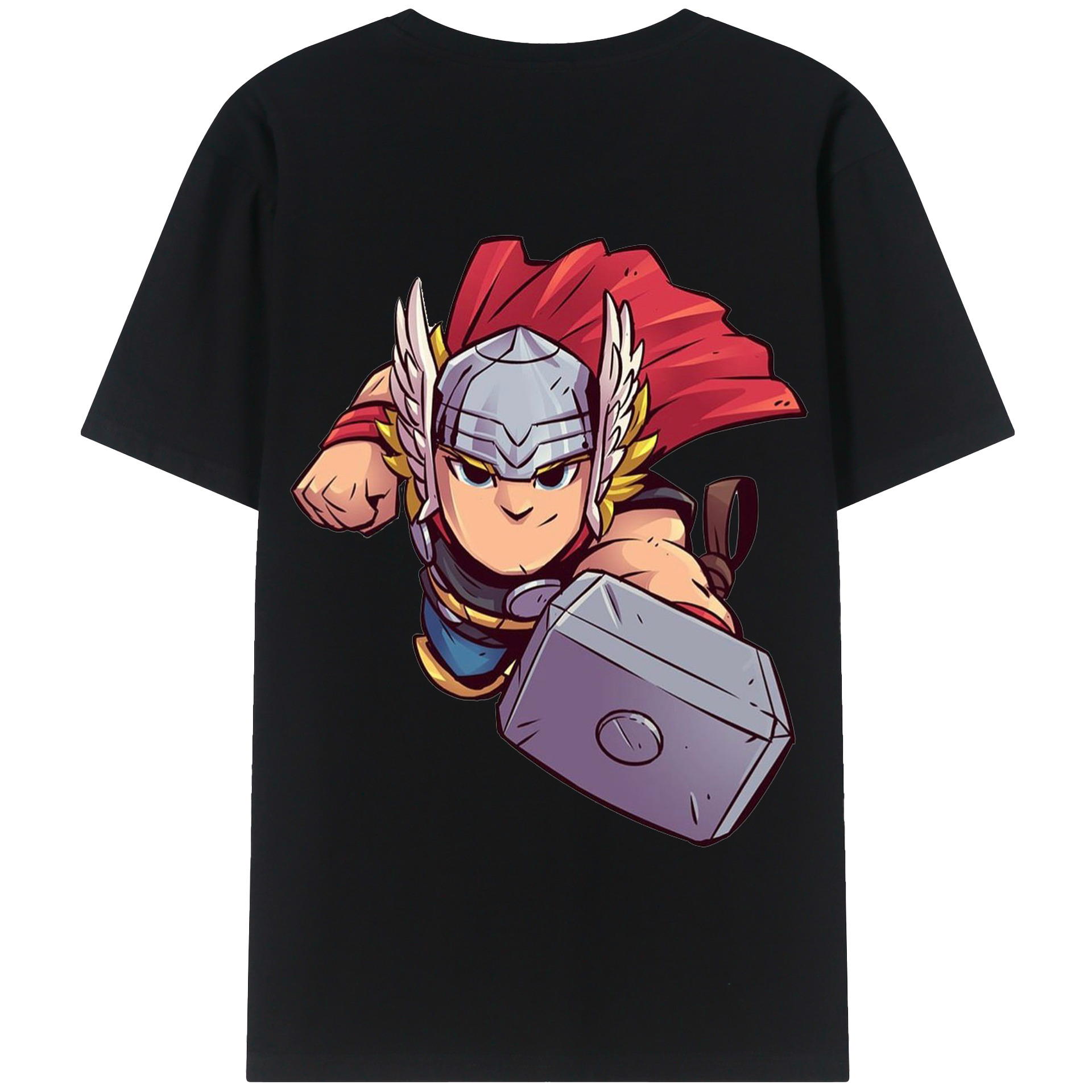 （画像用） アベンジャーズ The Avengers 綿100％半袖Tシャツ（背面プリント）