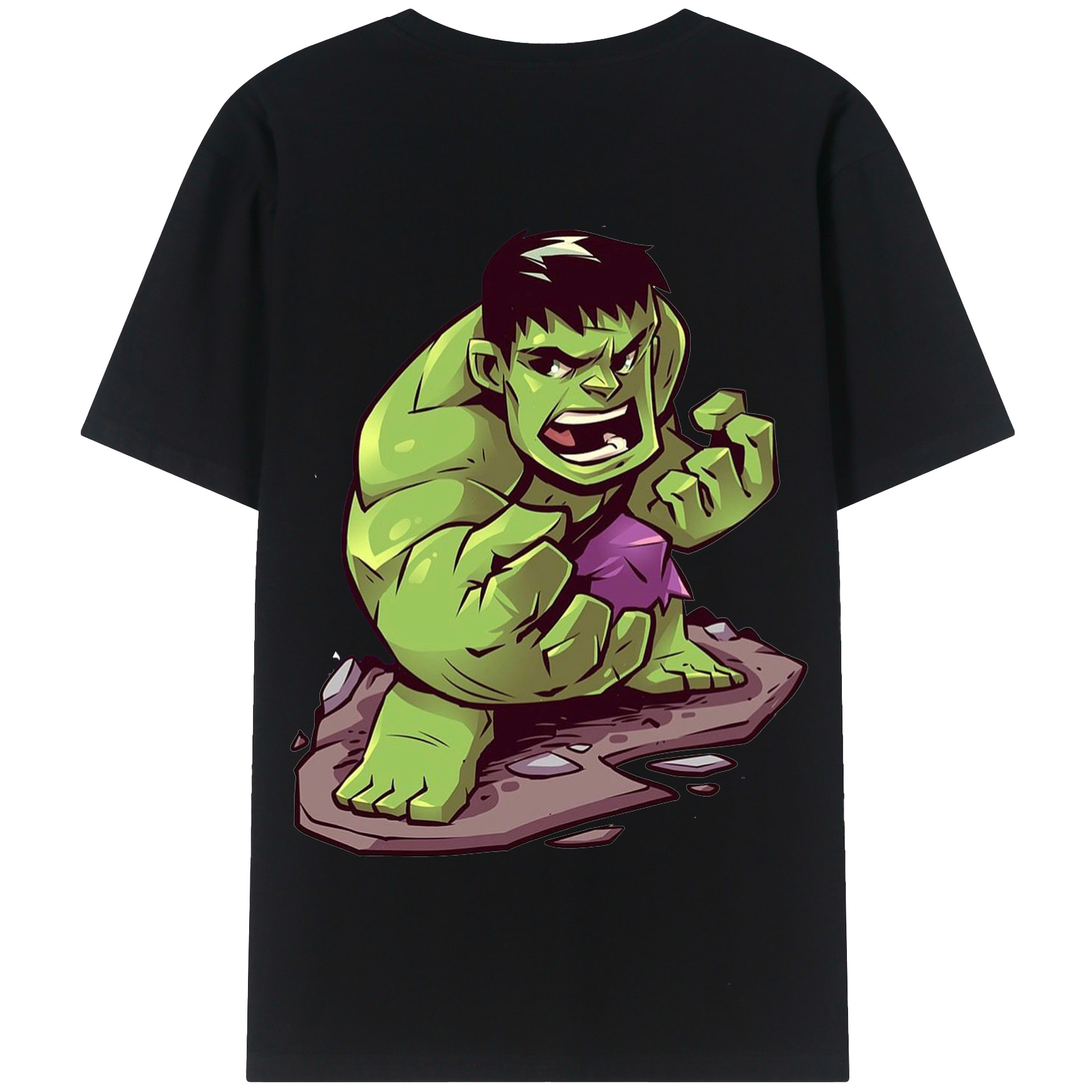 （画像用） アベンジャーズ The Avengers 綿100％半袖Tシャツ（背面プリント）