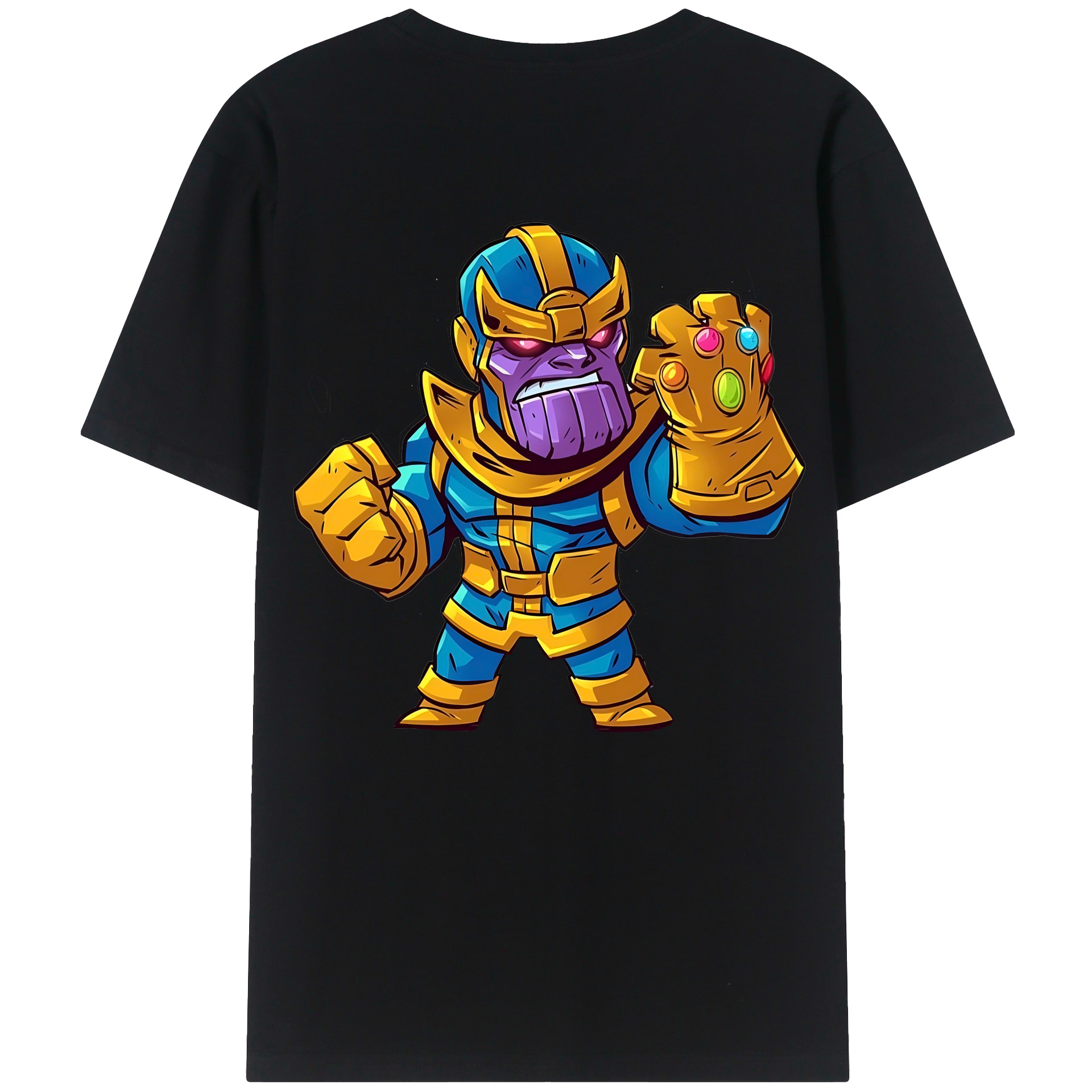 （画像用） アベンジャーズ The Avengers 綿100％半袖Tシャツ（背面プリント）