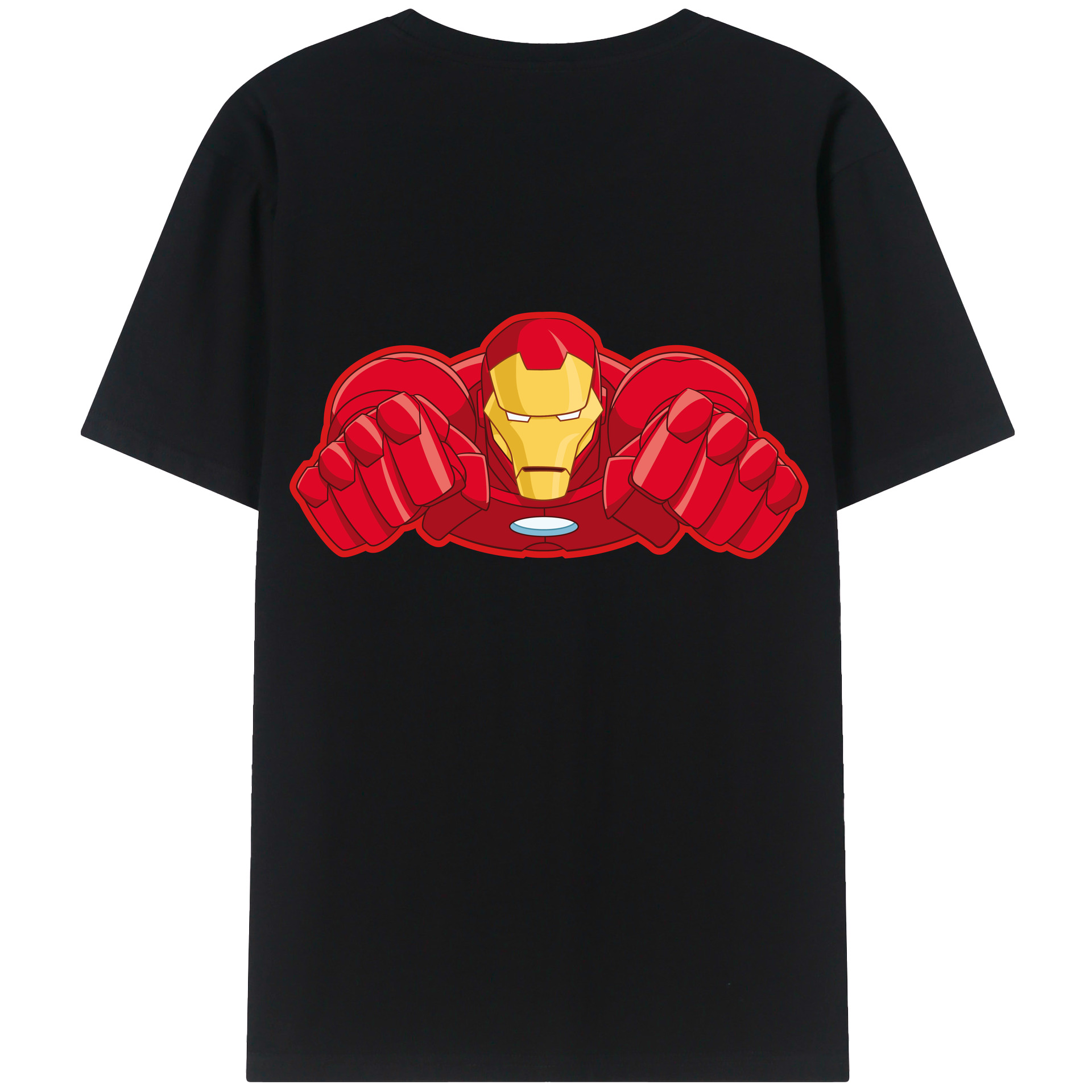 （画像用） アベンジャーズ The Avengers 綿100％半袖Tシャツ（背面プリント）