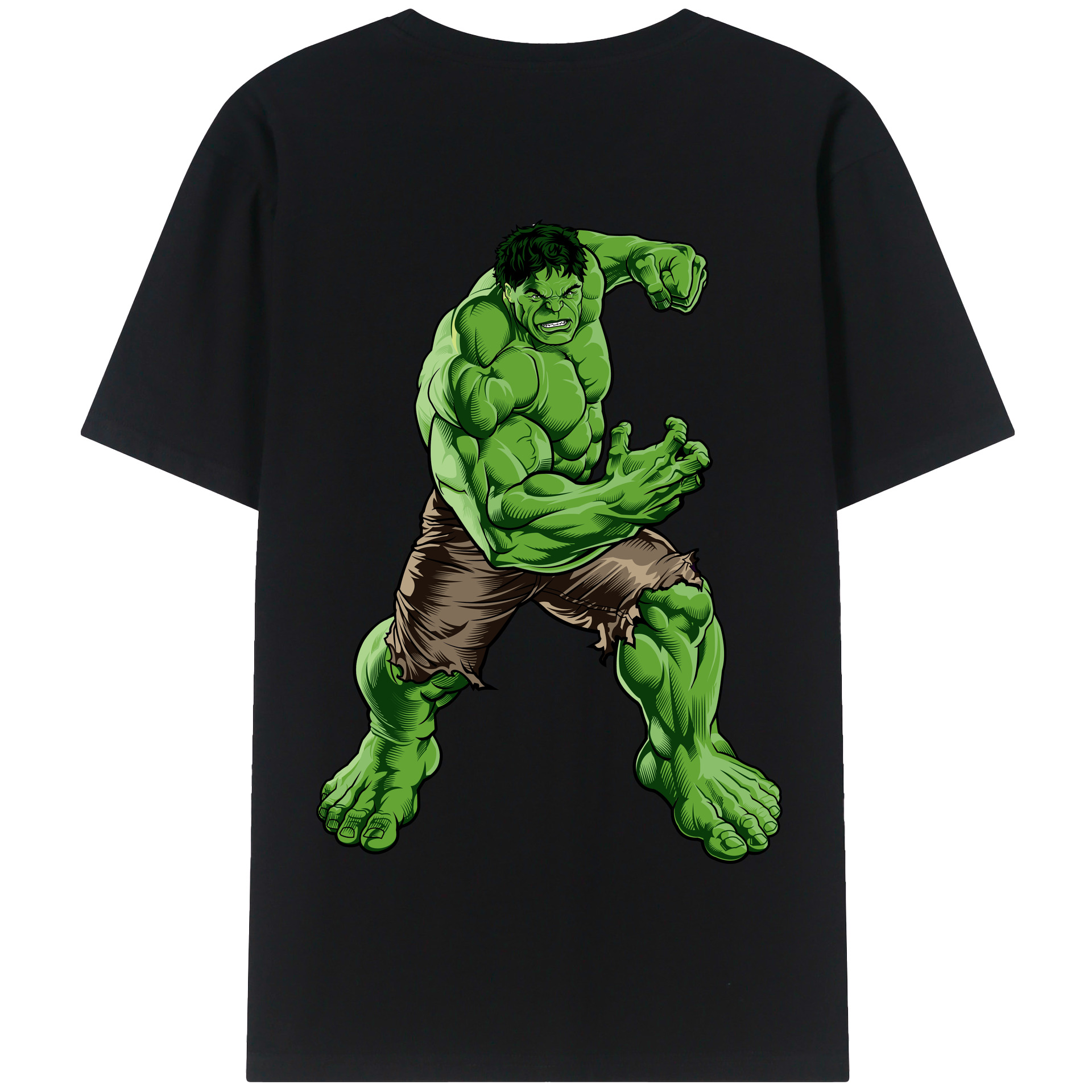 （画像用） アベンジャーズ The Avengers 綿100％半袖Tシャツ（背面プリント）