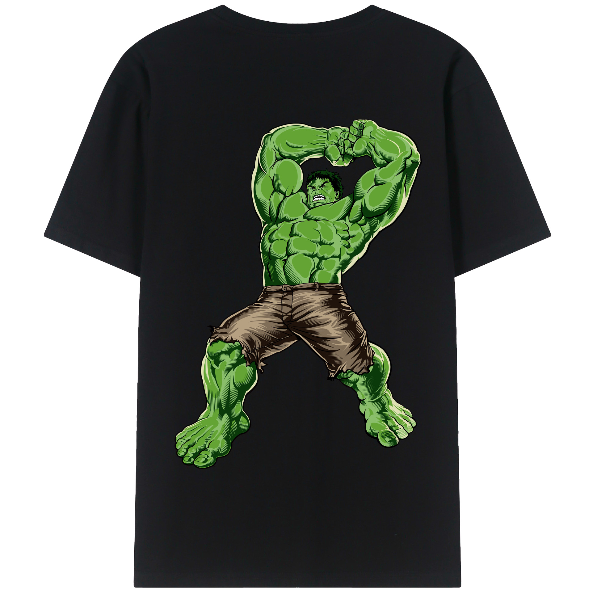 （画像用） アベンジャーズ The Avengers 綿100％半袖Tシャツ（背面プリント）
