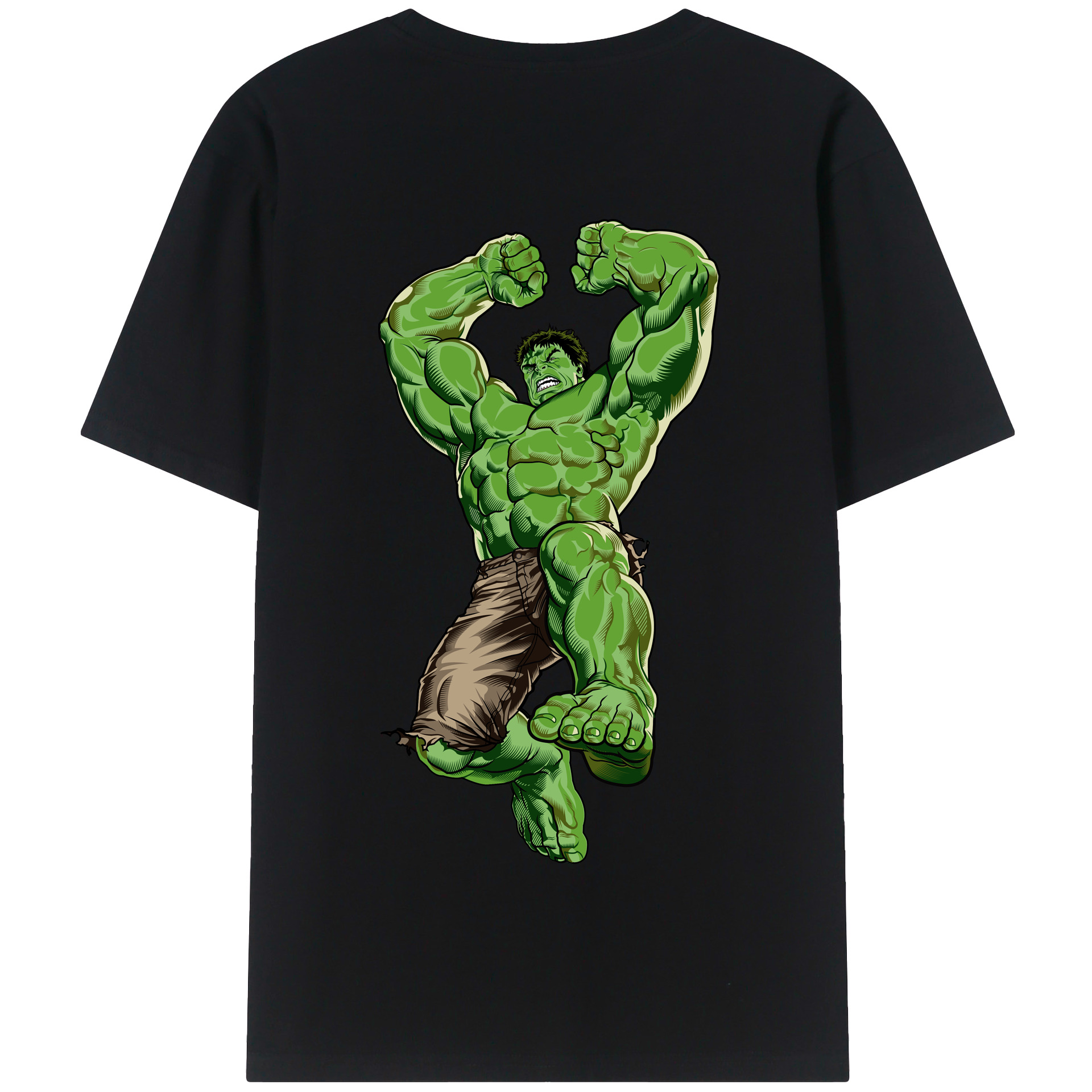 （画像用） アベンジャーズ The Avengers 綿100％半袖Tシャツ（背面プリント）