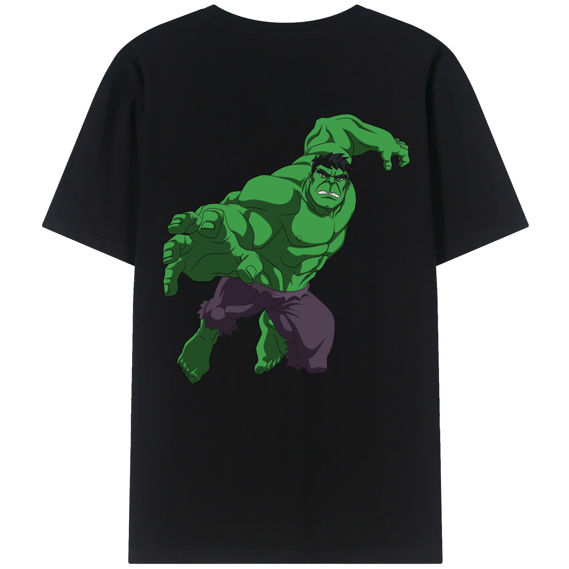 （画像用） アベンジャーズ The Avengers 綿100％半袖Tシャツ（背面プリント）