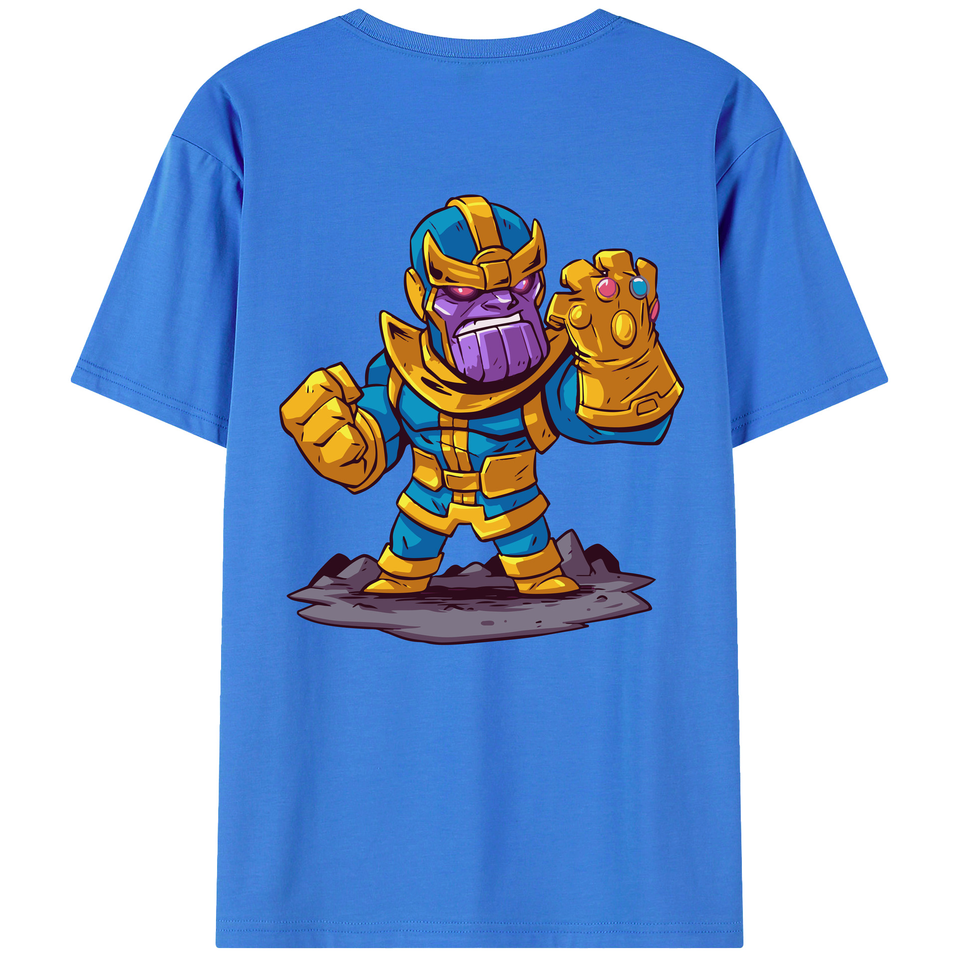 （画像用） アベンジャーズ The Avengers 綿100％半袖Tシャツ（背面プリント）