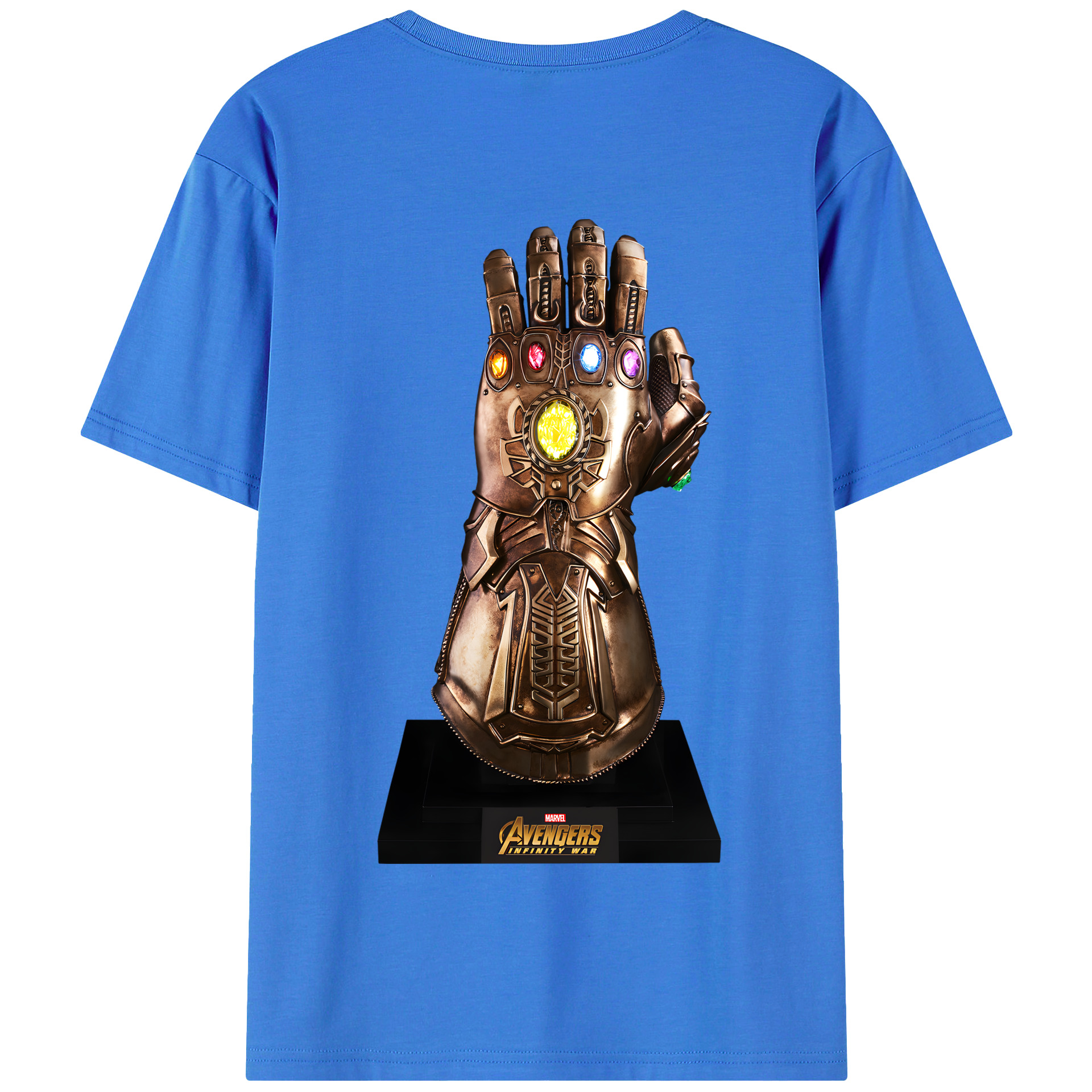 （画像用） アベンジャーズ The Avengers 綿100％半袖Tシャツ（背面プリント）