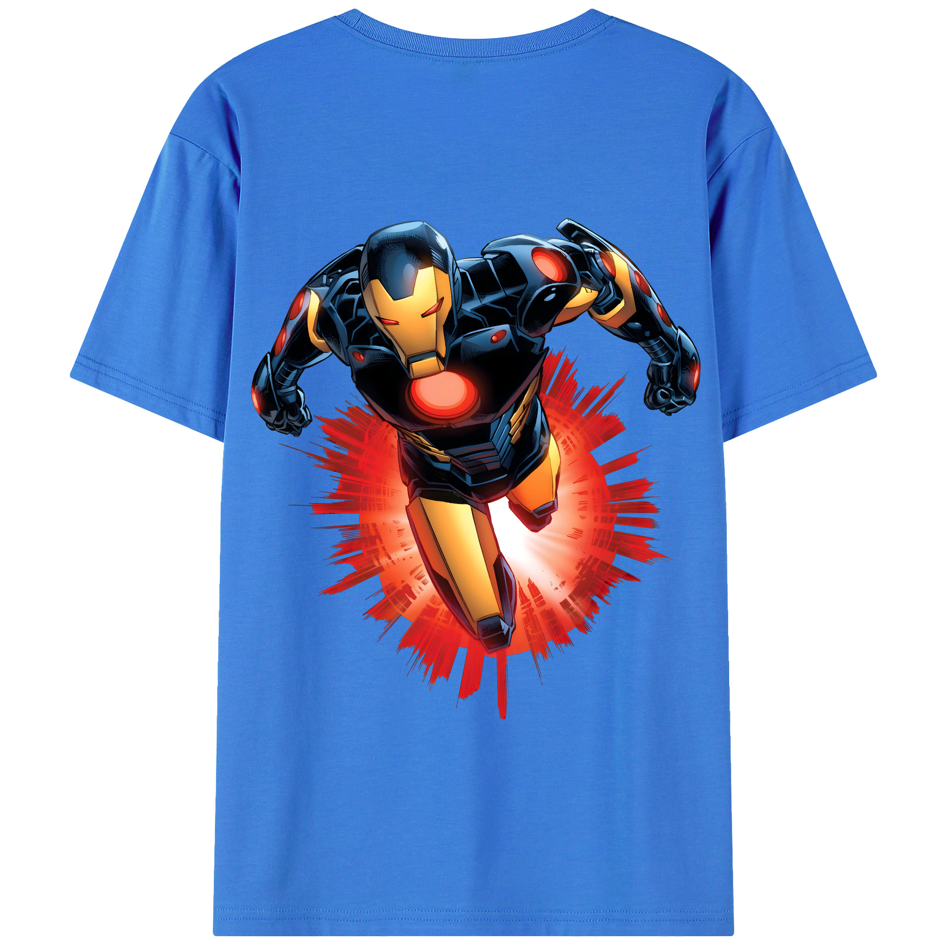 （画像用） アベンジャーズ The Avengers 綿100％半袖Tシャツ（背面プリント）