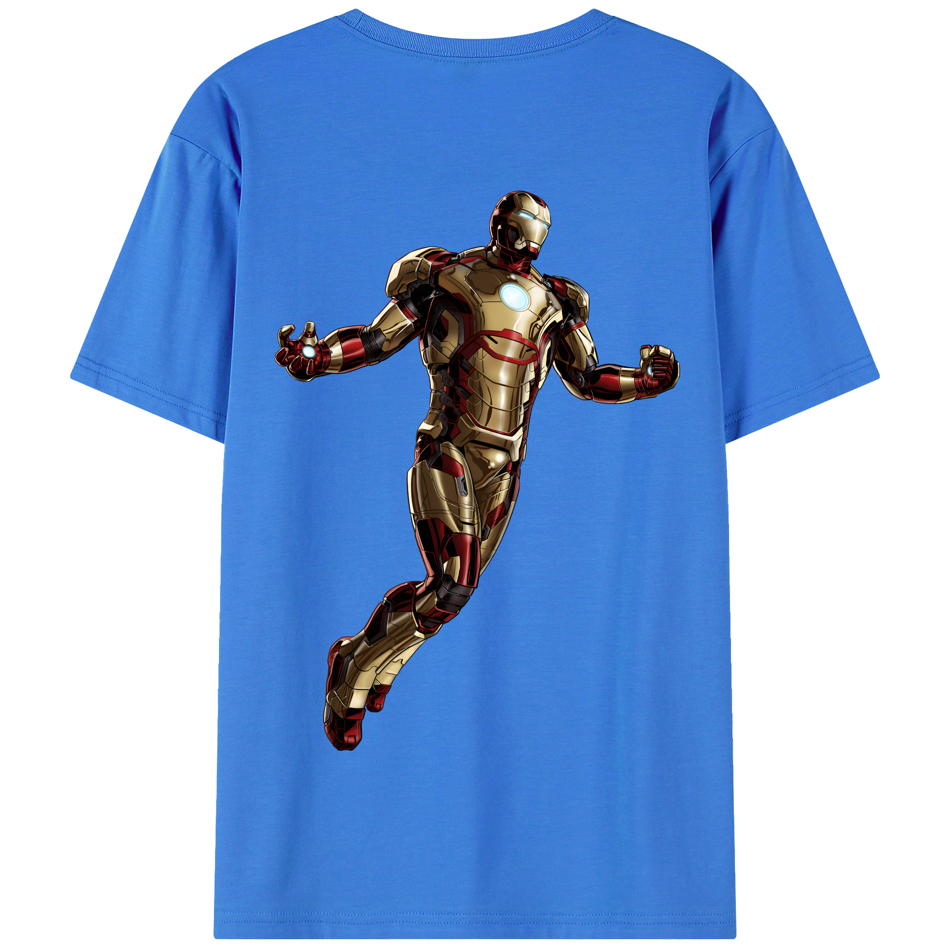 （画像用） アベンジャーズ The Avengers 綿100％半袖Tシャツ（背面プリント）
