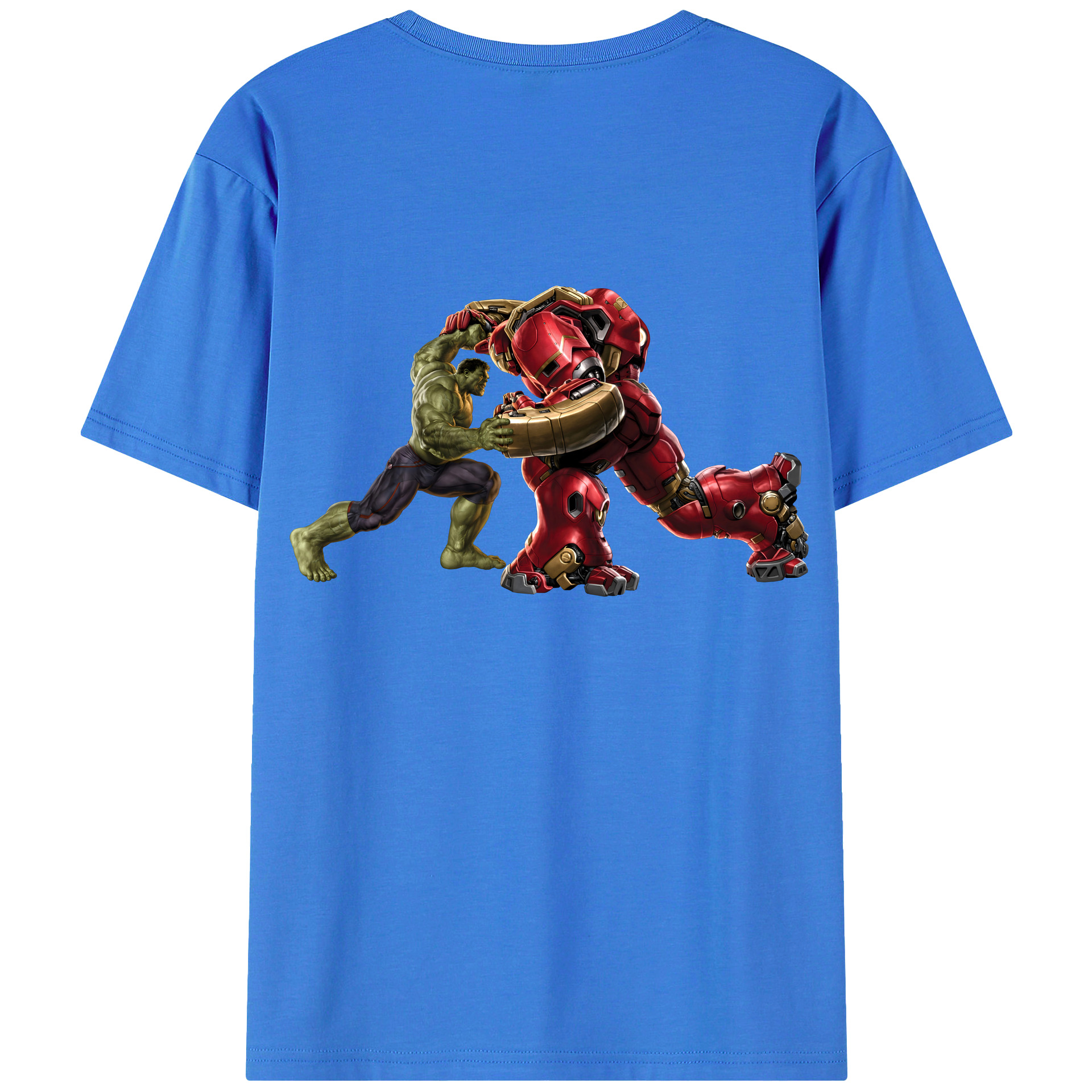 （画像用） アベンジャーズ The Avengers 綿100％半袖Tシャツ（背面プリント）