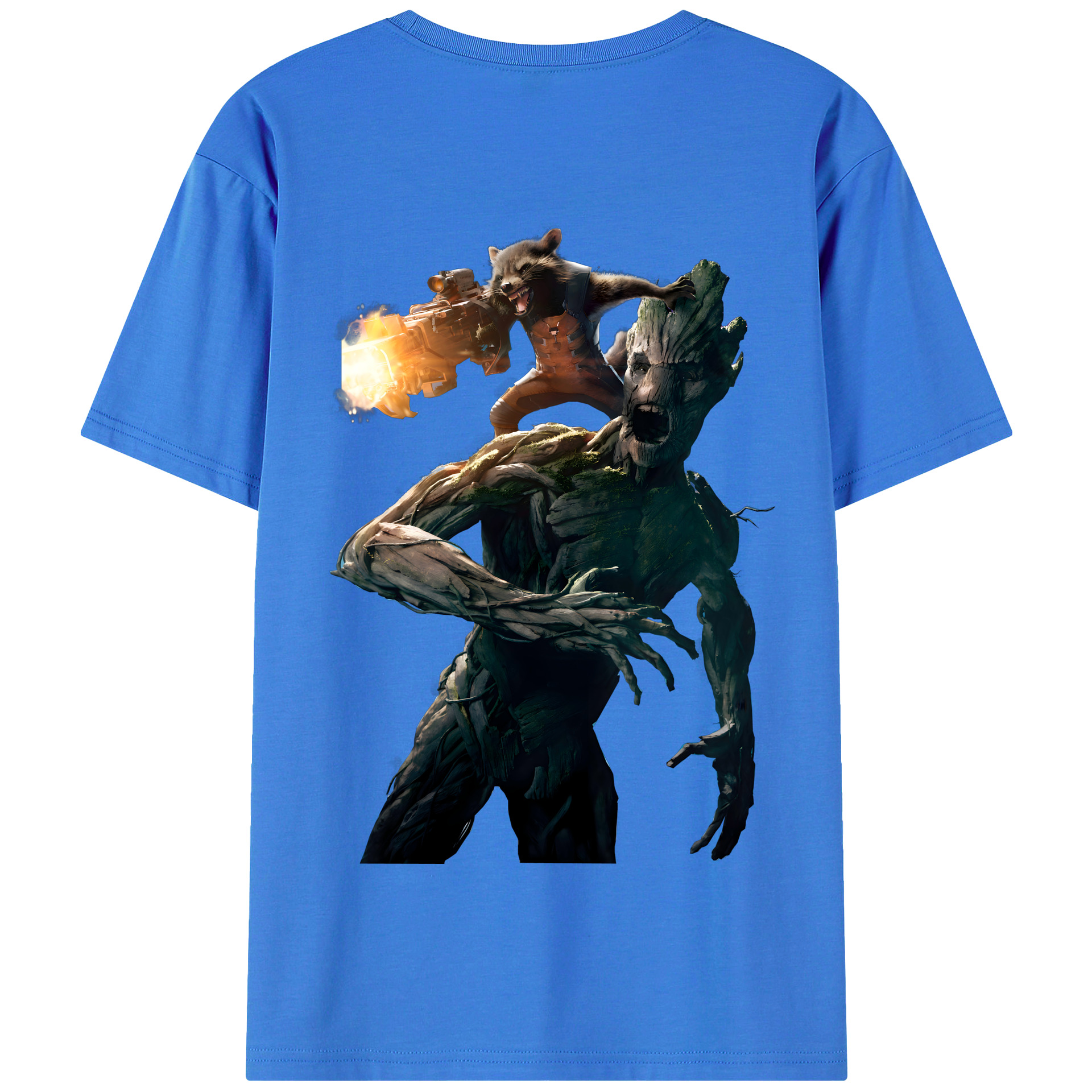 （画像用） アベンジャーズ The Avengers 綿100％半袖Tシャツ（背面プリント）