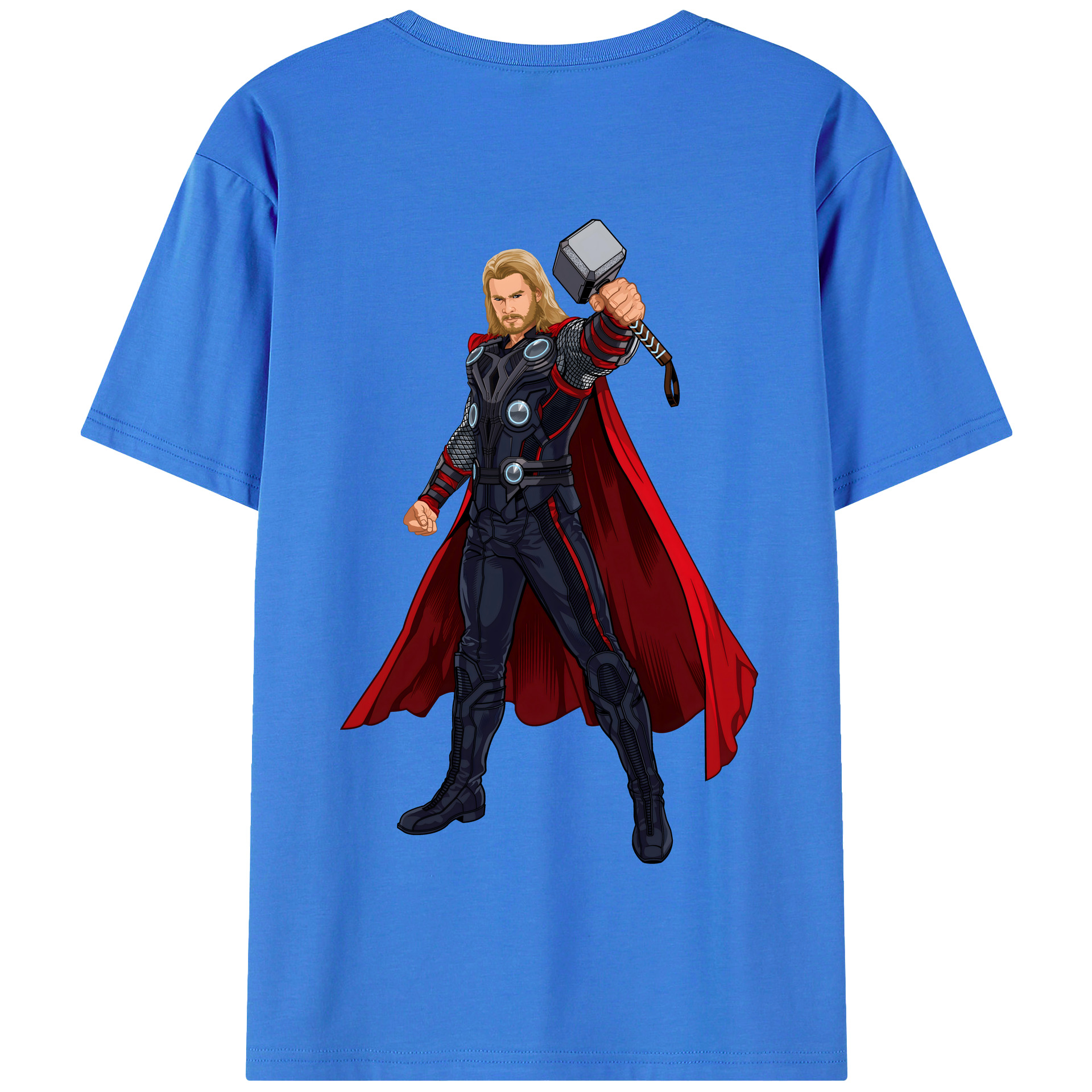（画像用） アベンジャーズ The Avengers 綿100％半袖Tシャツ（背面プリント）