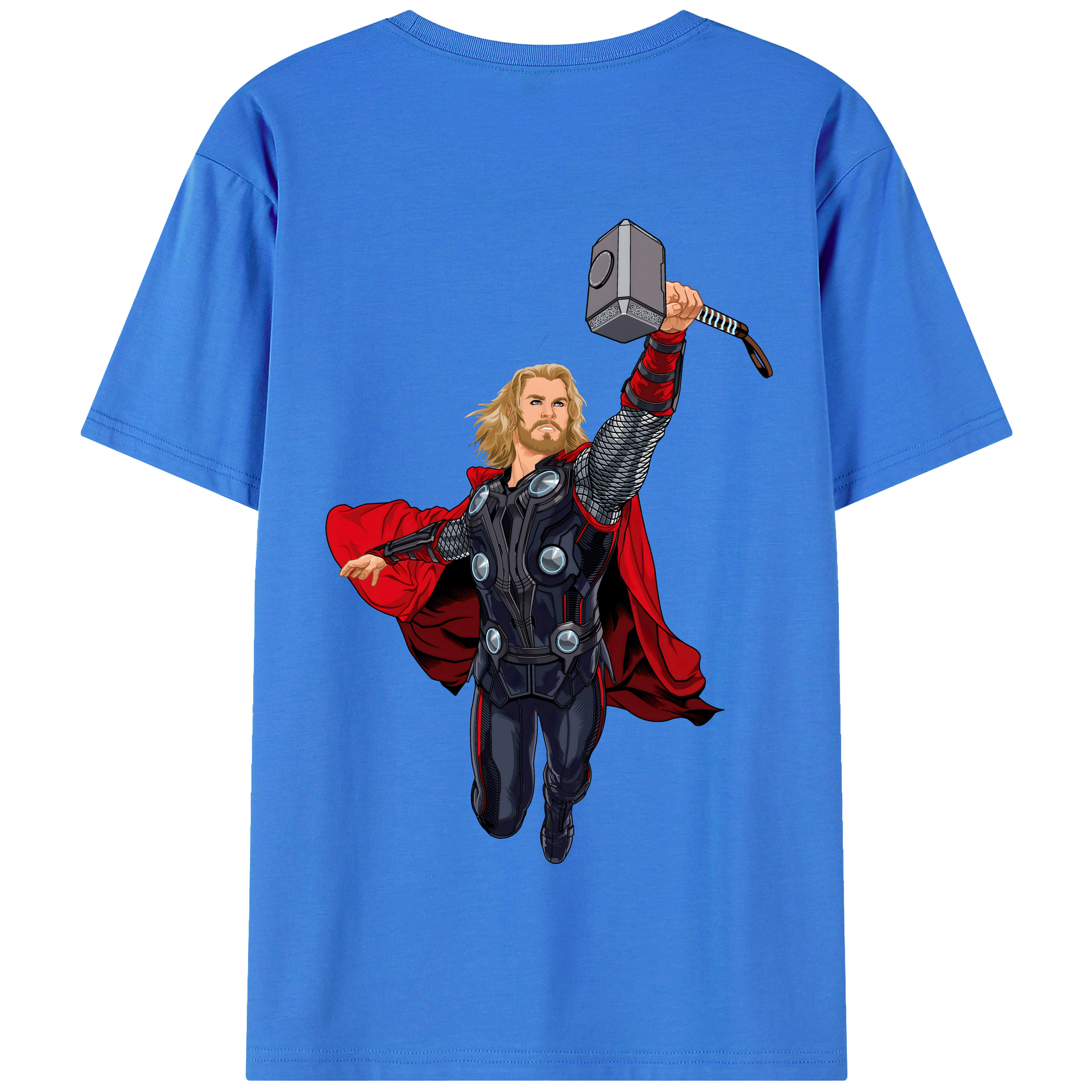 （画像用） アベンジャーズ The Avengers 綿100％半袖Tシャツ（背面プリント）