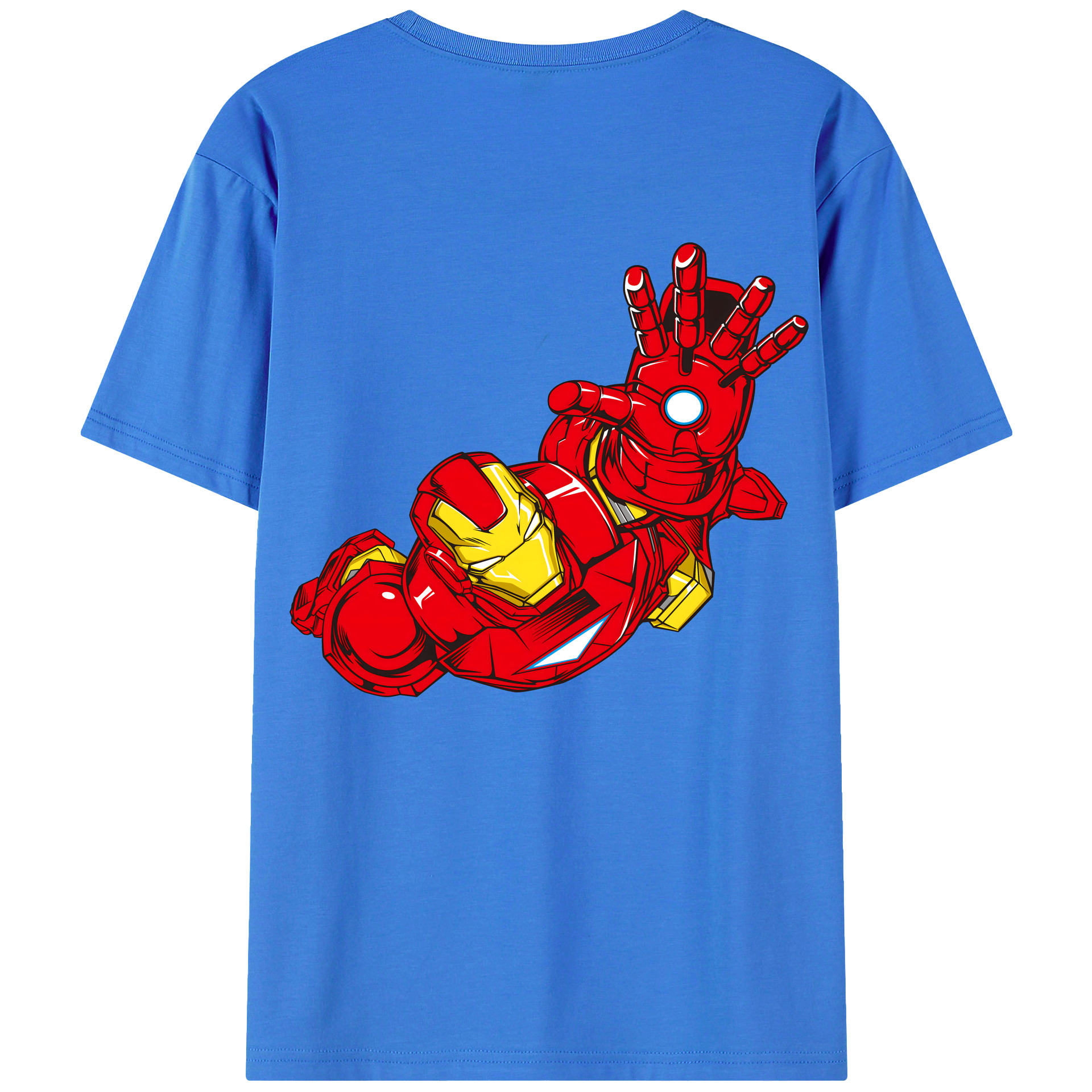 （画像用） アベンジャーズ The Avengers 綿100％半袖Tシャツ（背面プリント）