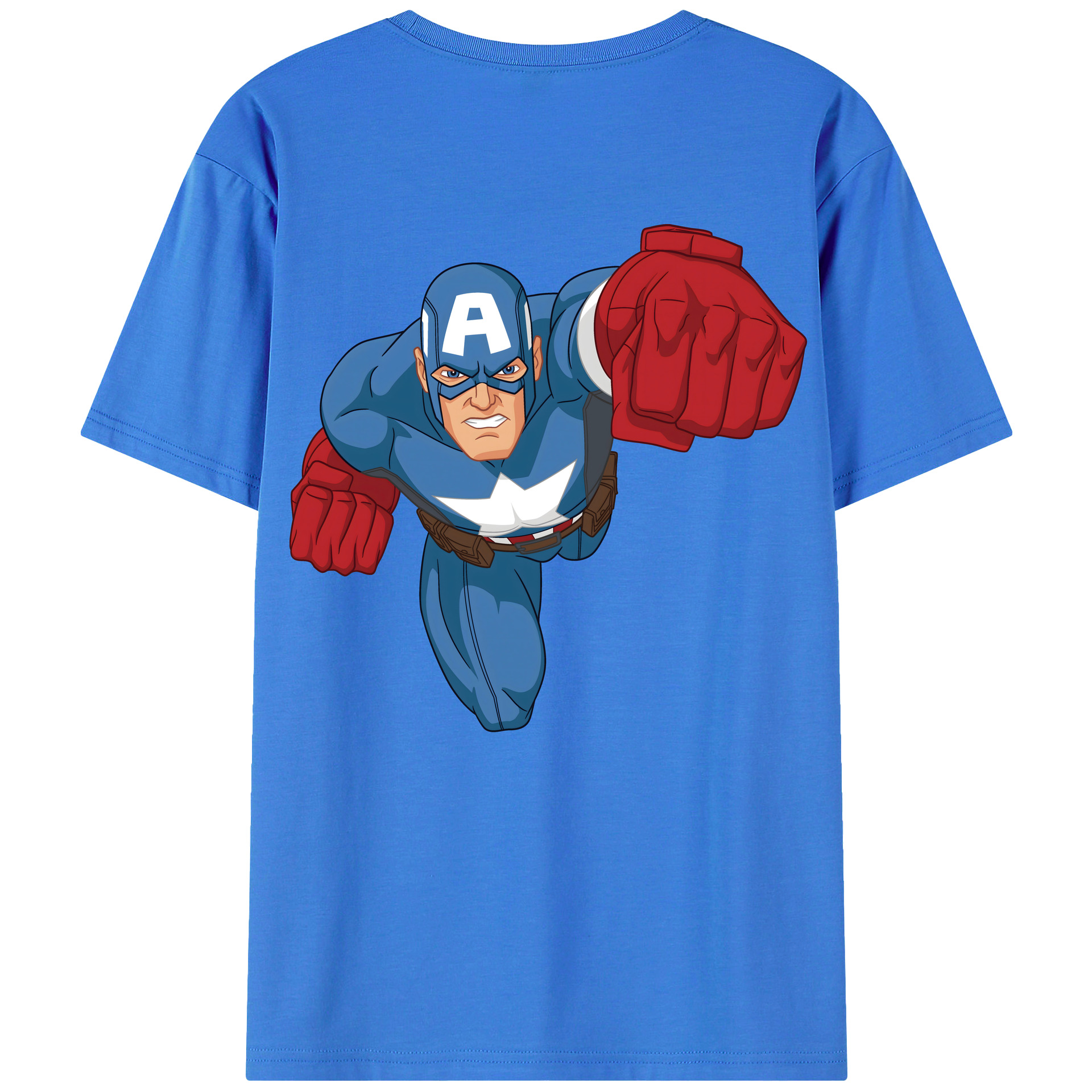 （画像用） アベンジャーズ The Avengers 綿100％半袖Tシャツ（背面プリント）