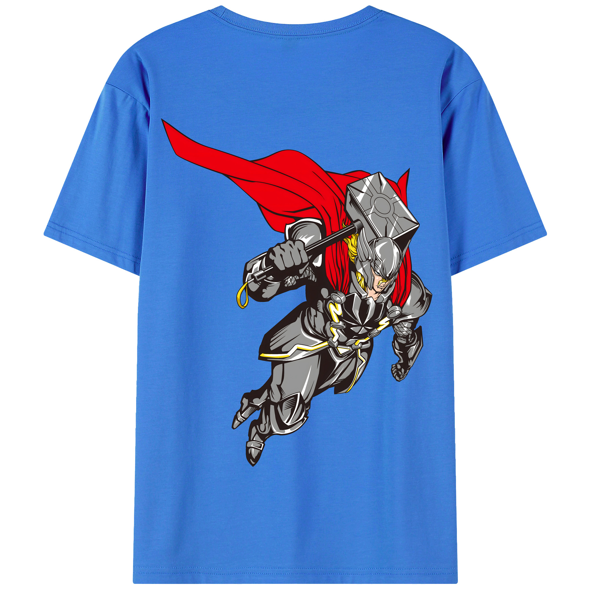 （画像用） アベンジャーズ The Avengers 綿100％半袖Tシャツ（背面プリント）