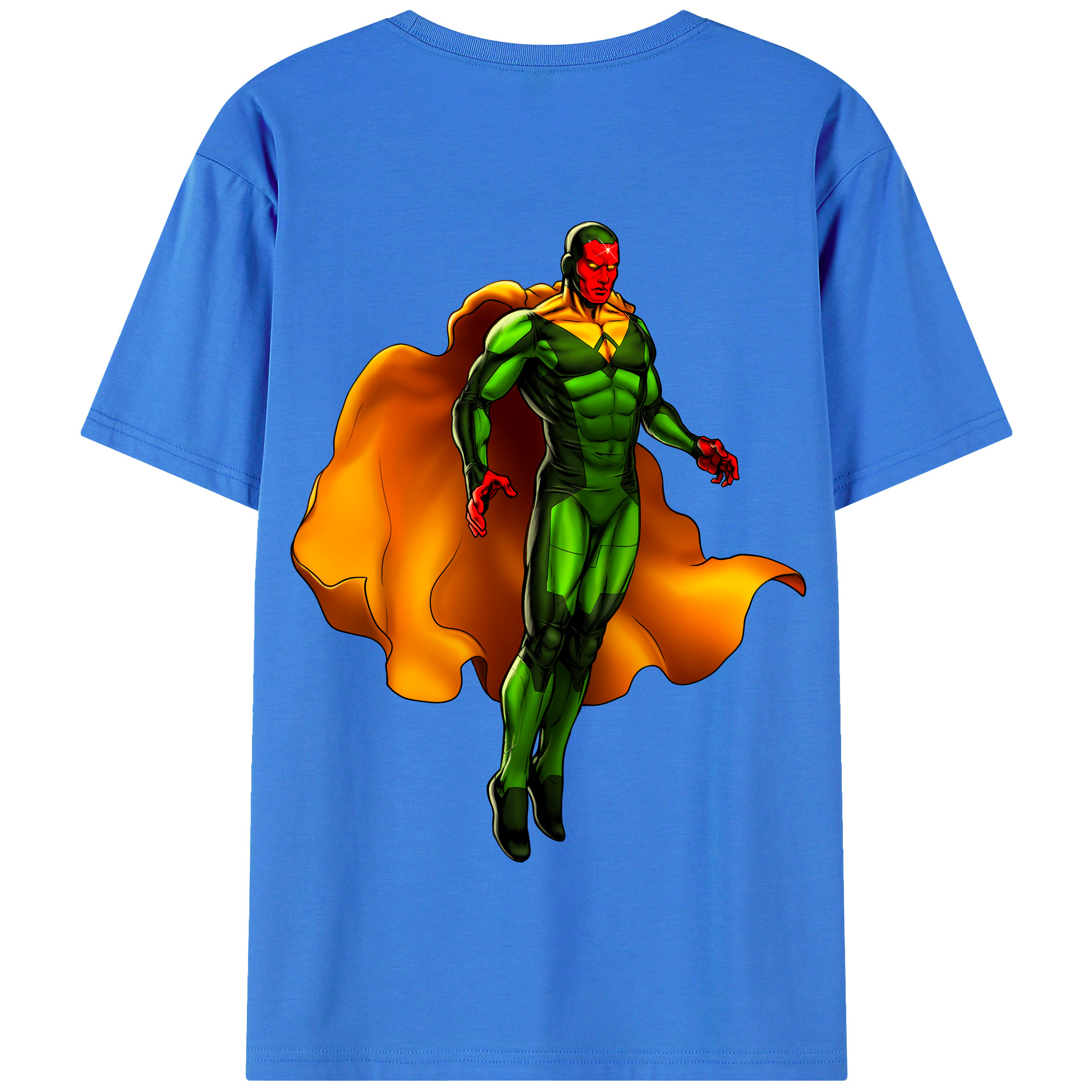 （画像用） アベンジャーズ The Avengers 綿100％半袖Tシャツ（背面プリント）