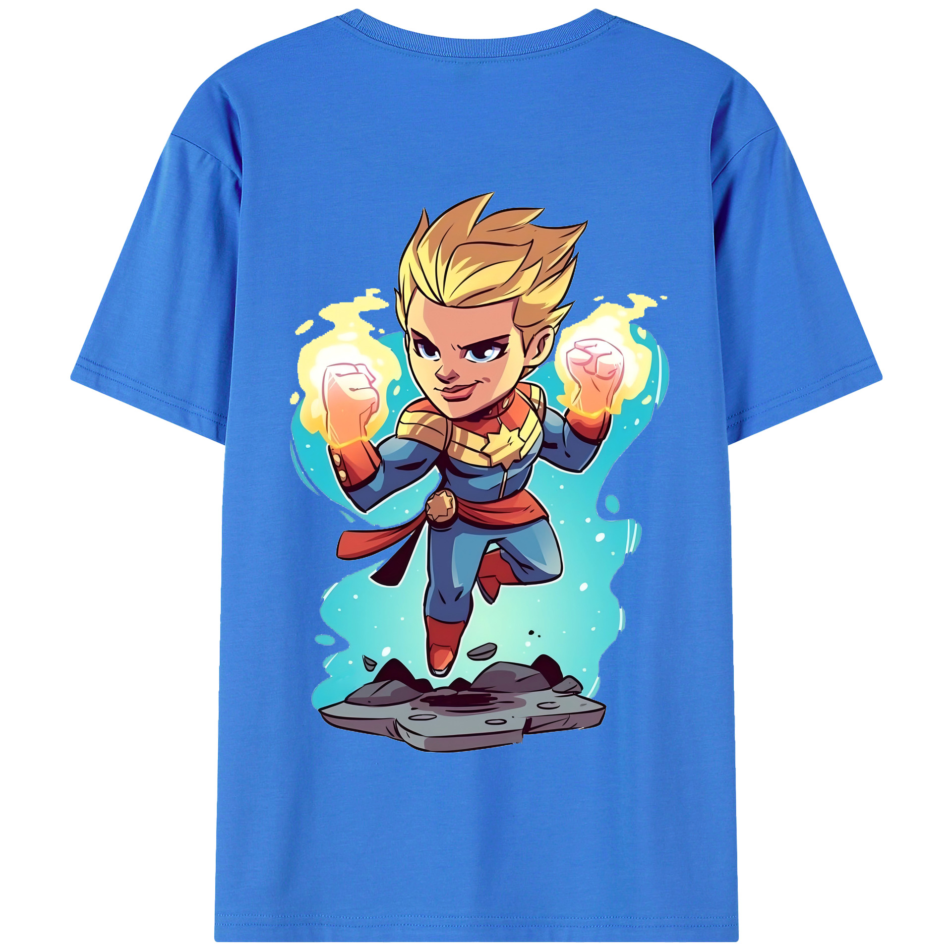 （画像用） アベンジャーズ The Avengers 綿100％半袖Tシャツ（背面プリント）