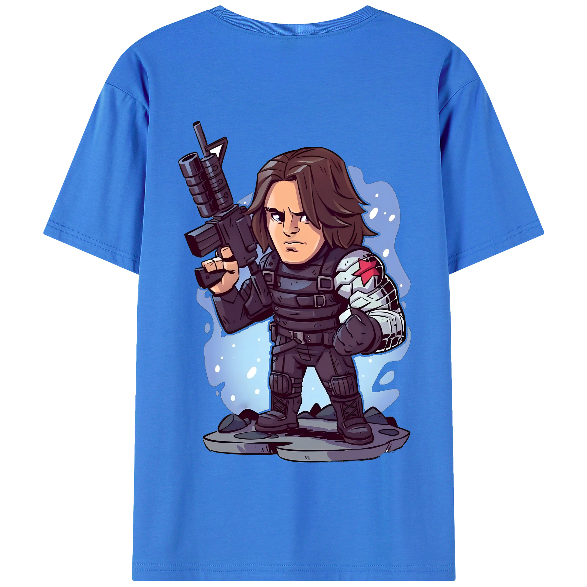 （画像用） アベンジャーズ The Avengers 綿100％半袖Tシャツ（背面プリント）