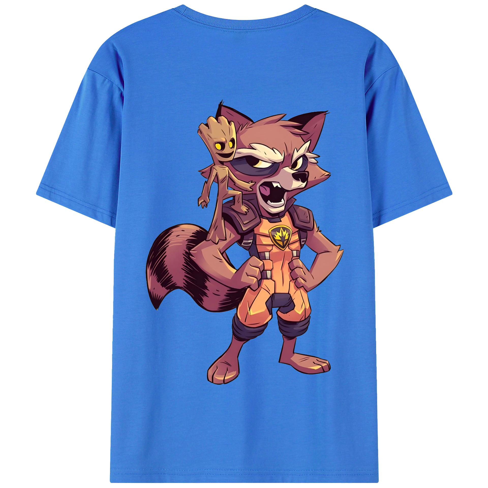 （画像用） アベンジャーズ The Avengers 綿100％半袖Tシャツ（背面プリント）