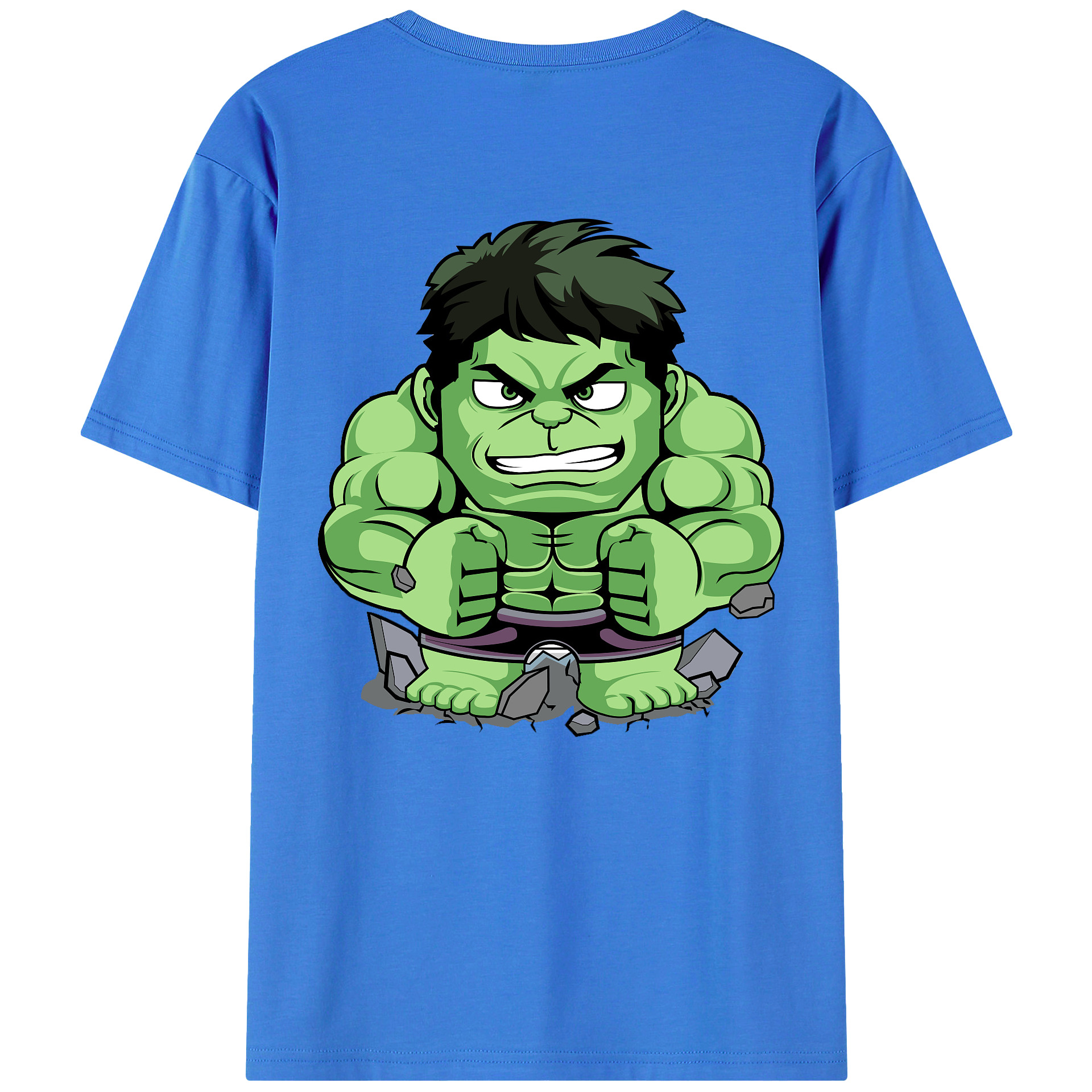 （画像用） アベンジャーズ The Avengers 綿100％半袖Tシャツ（背面プリント）