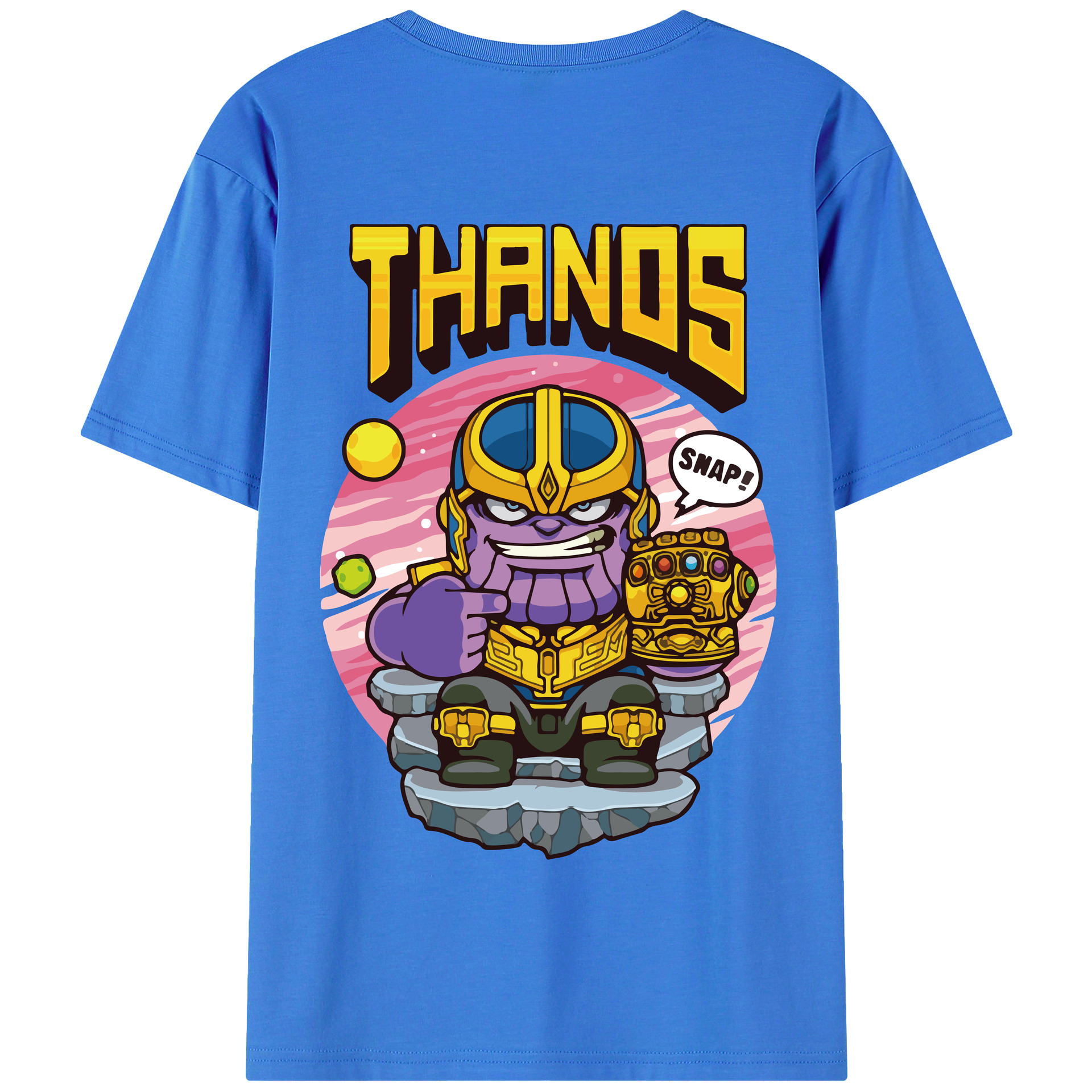 （画像用） アベンジャーズ The Avengers 綿100％半袖Tシャツ（背面プリント）