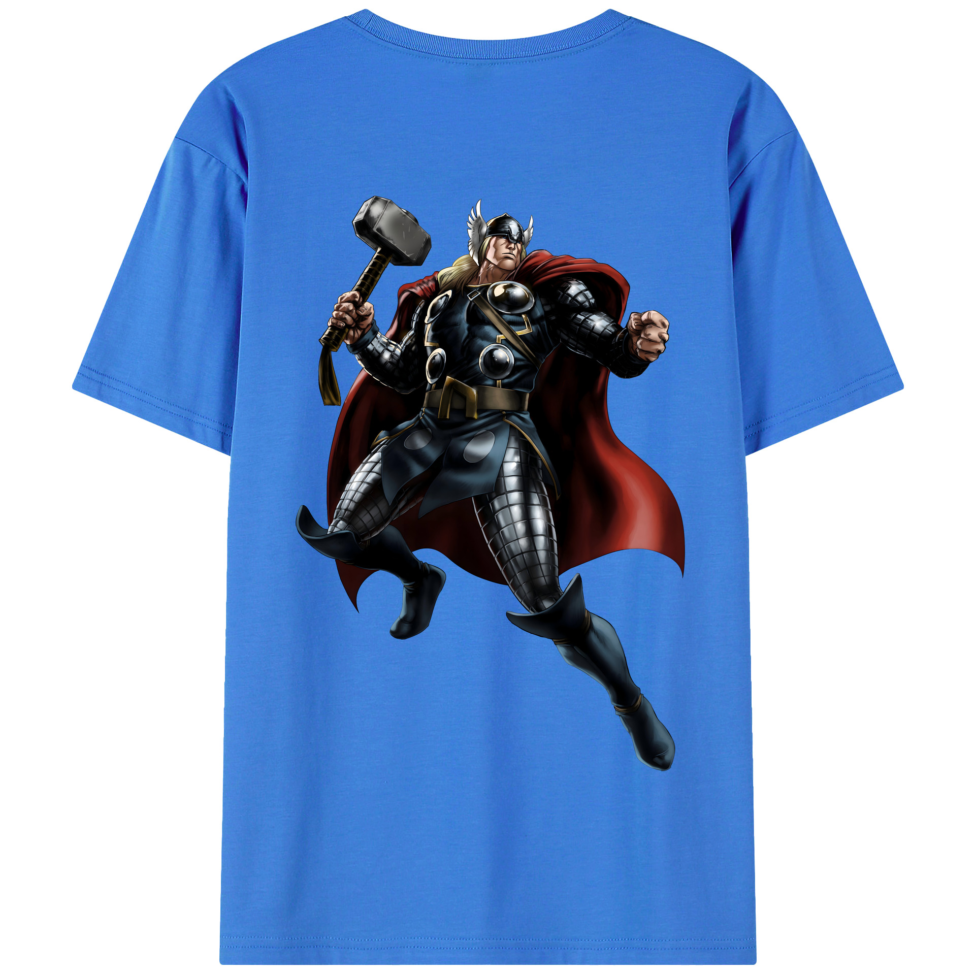 （画像用） アベンジャーズ The Avengers 綿100％半袖Tシャツ（背面プリント）