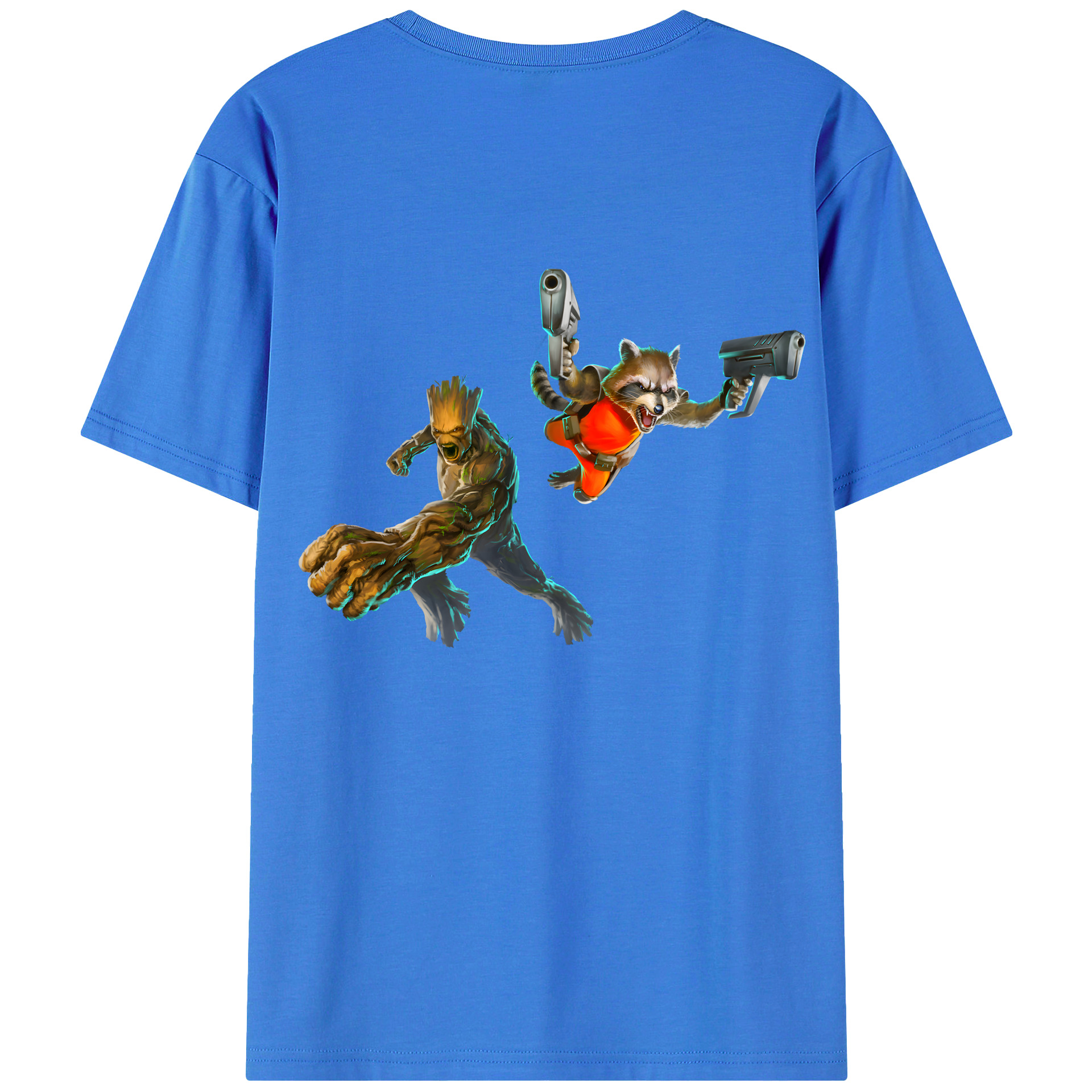 （画像用） アベンジャーズ The Avengers 綿100％半袖Tシャツ（背面プリント）