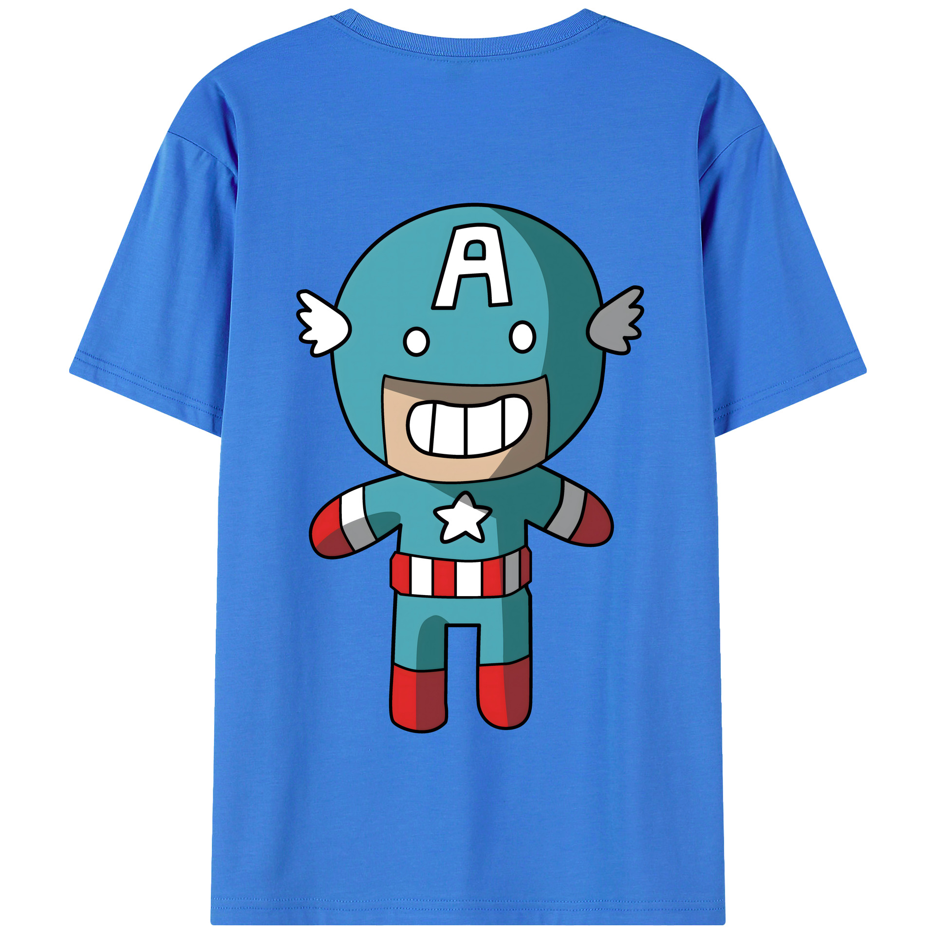 （画像用） アベンジャーズ The Avengers 綿100％半袖Tシャツ（背面プリント）