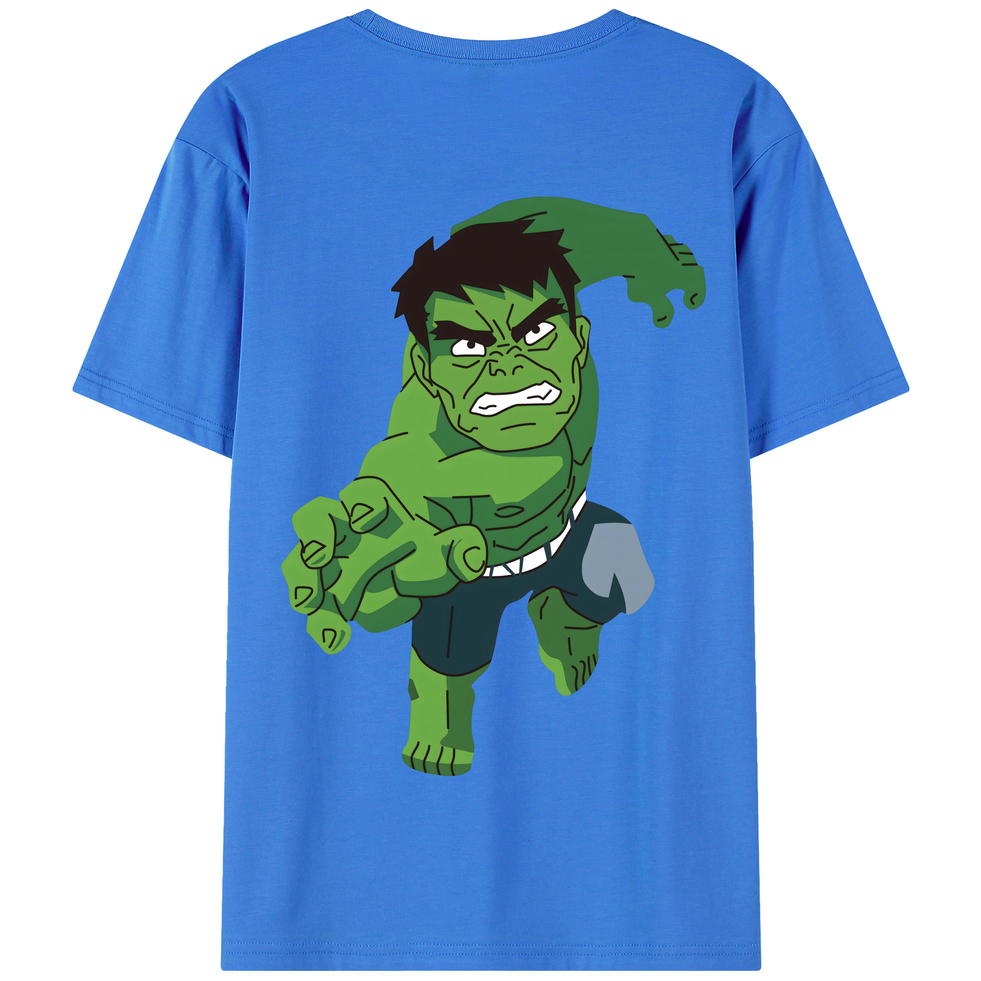 （画像用） アベンジャーズ The Avengers 綿100％半袖Tシャツ（背面プリント）